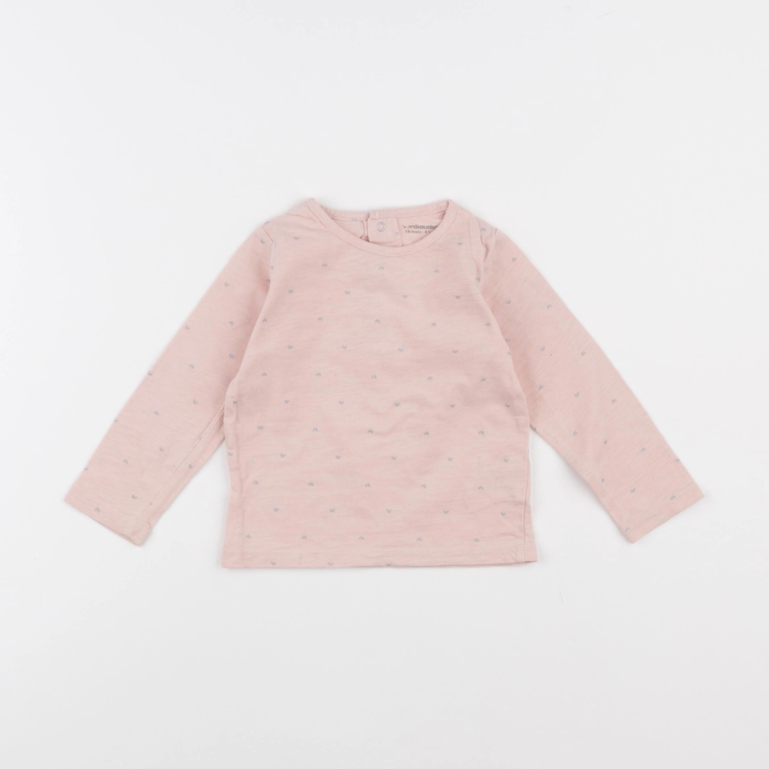 Vertbaudet - tee-shirt rose - 18 mois