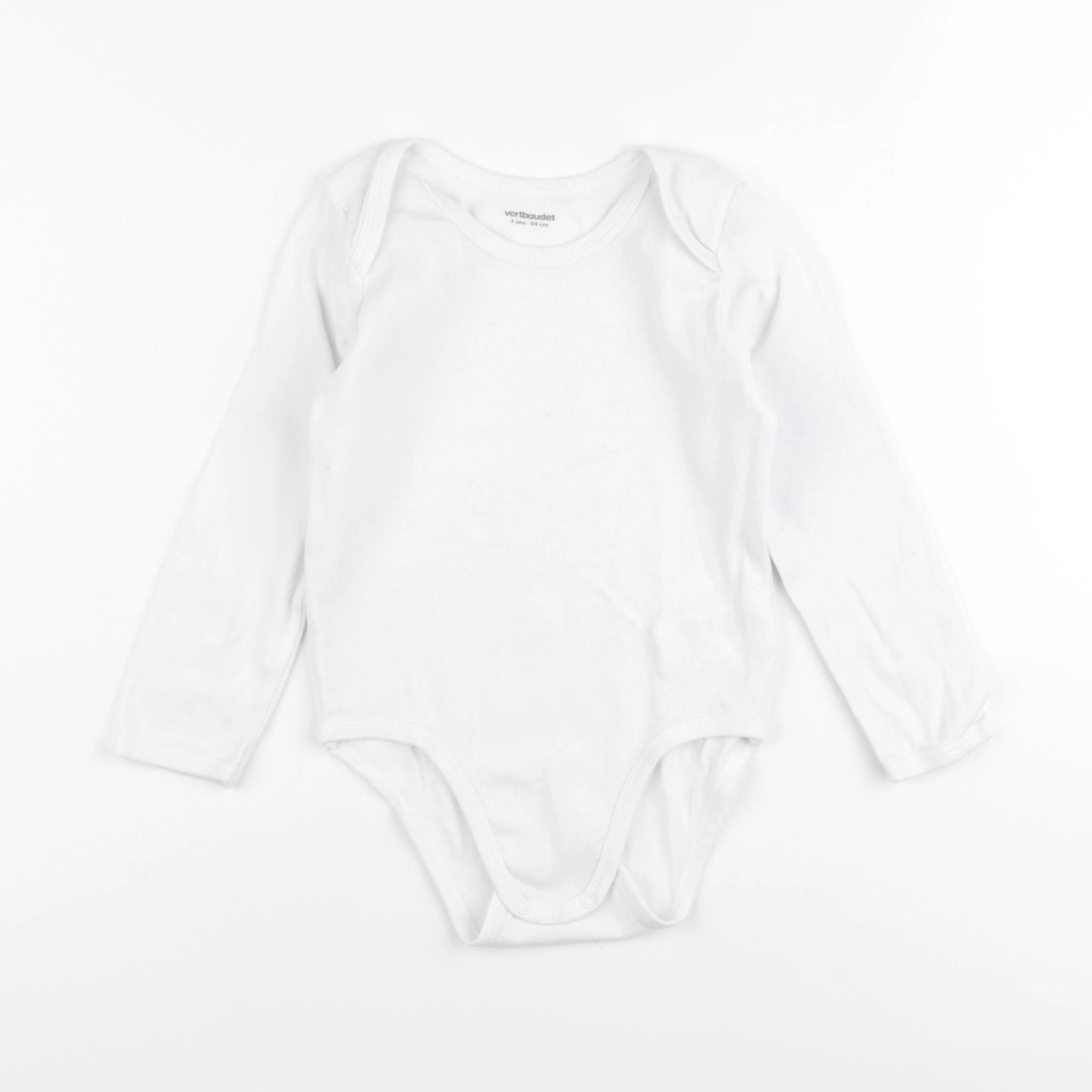 Vertbaudet - body blanc - 3 ans