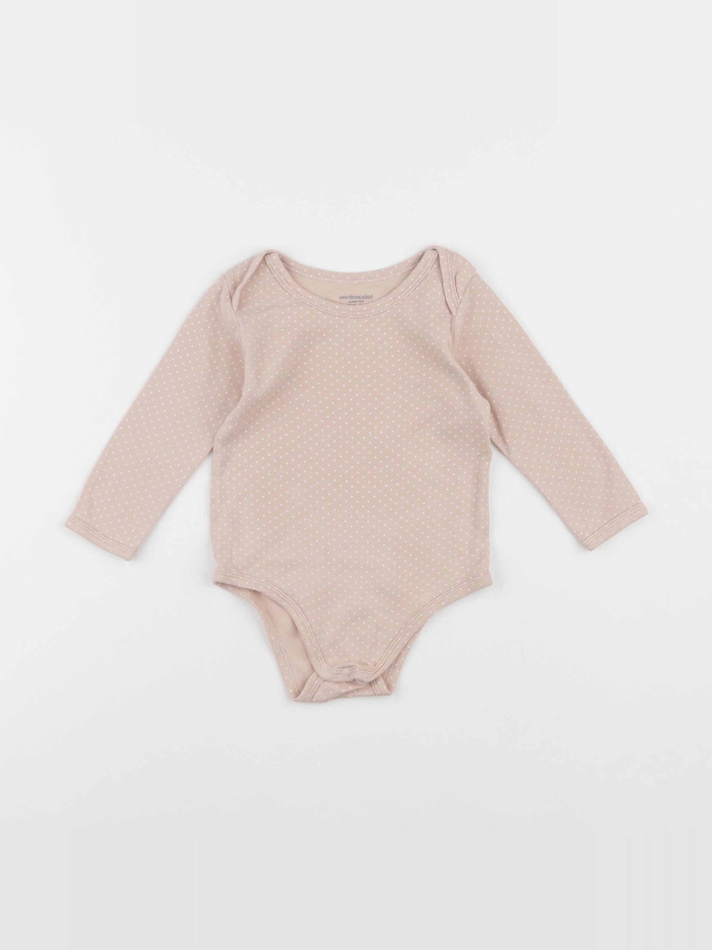 Vertbaudet - body rose - 18 mois