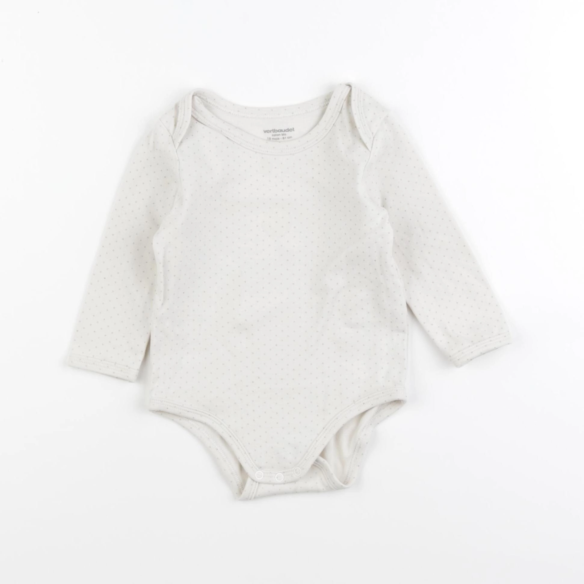 Vertbaudet - body blanc - 18 mois