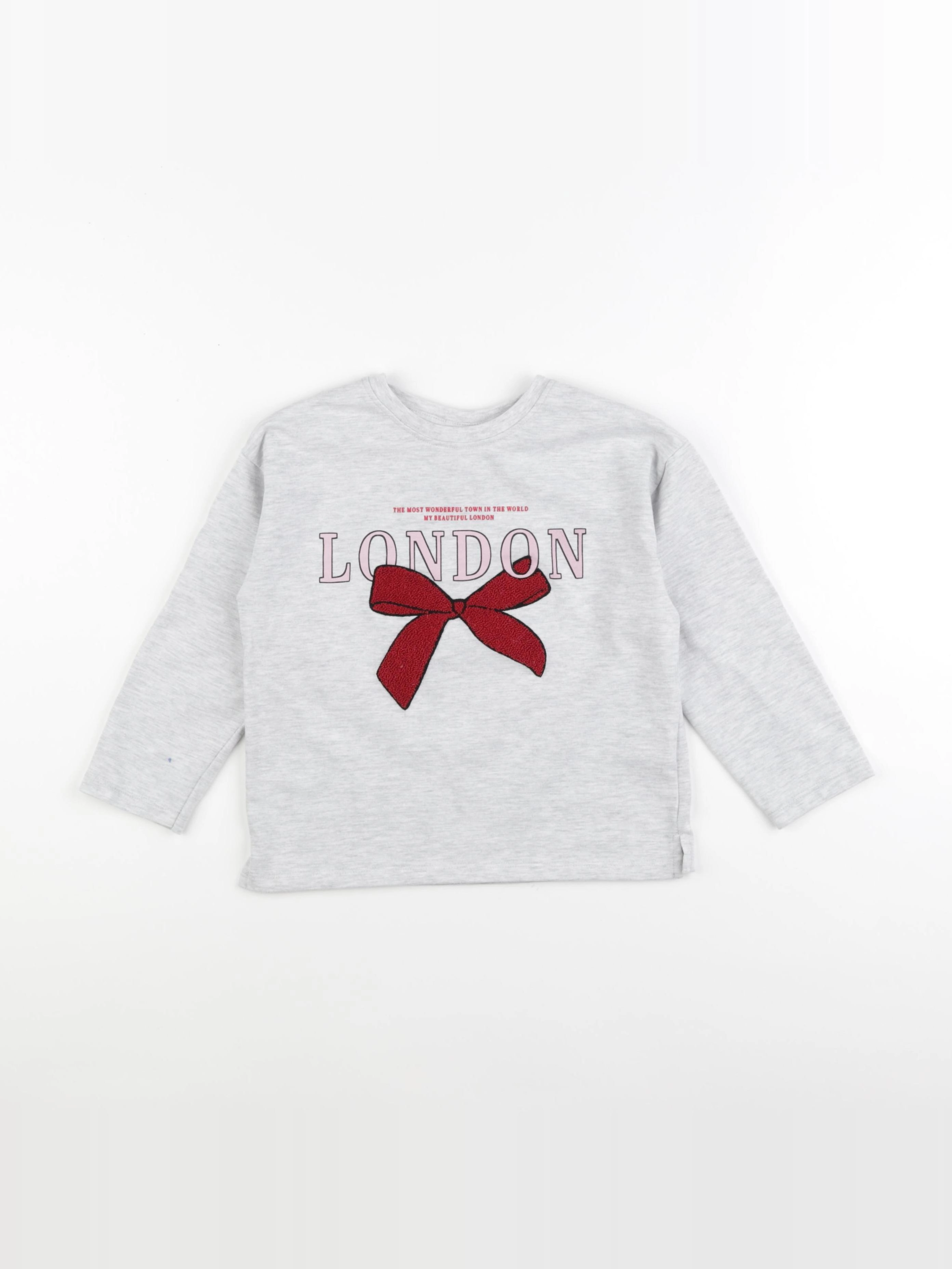 Zara - tee-shirt gris - 6 ans