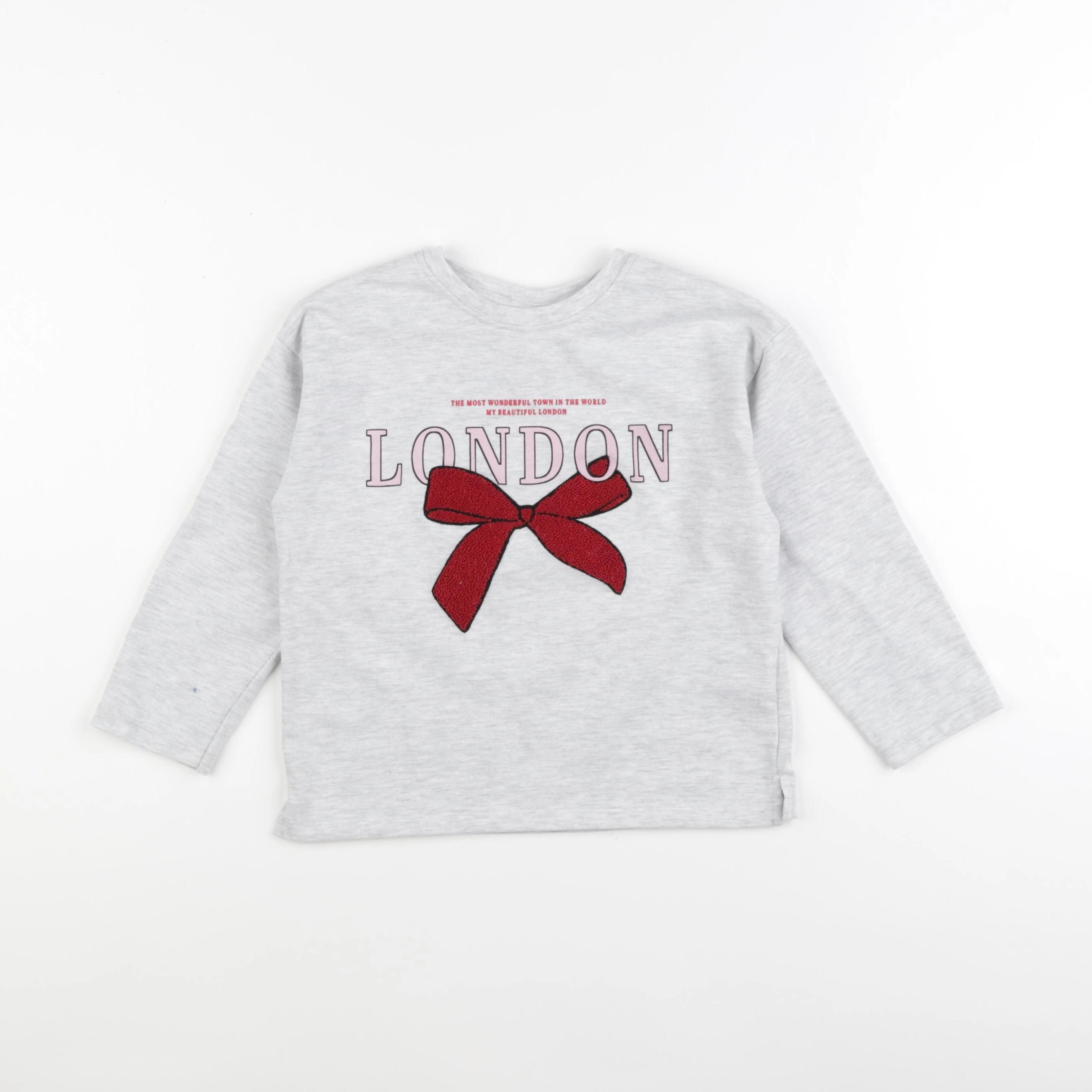 Zara - tee-shirt gris - 6 ans