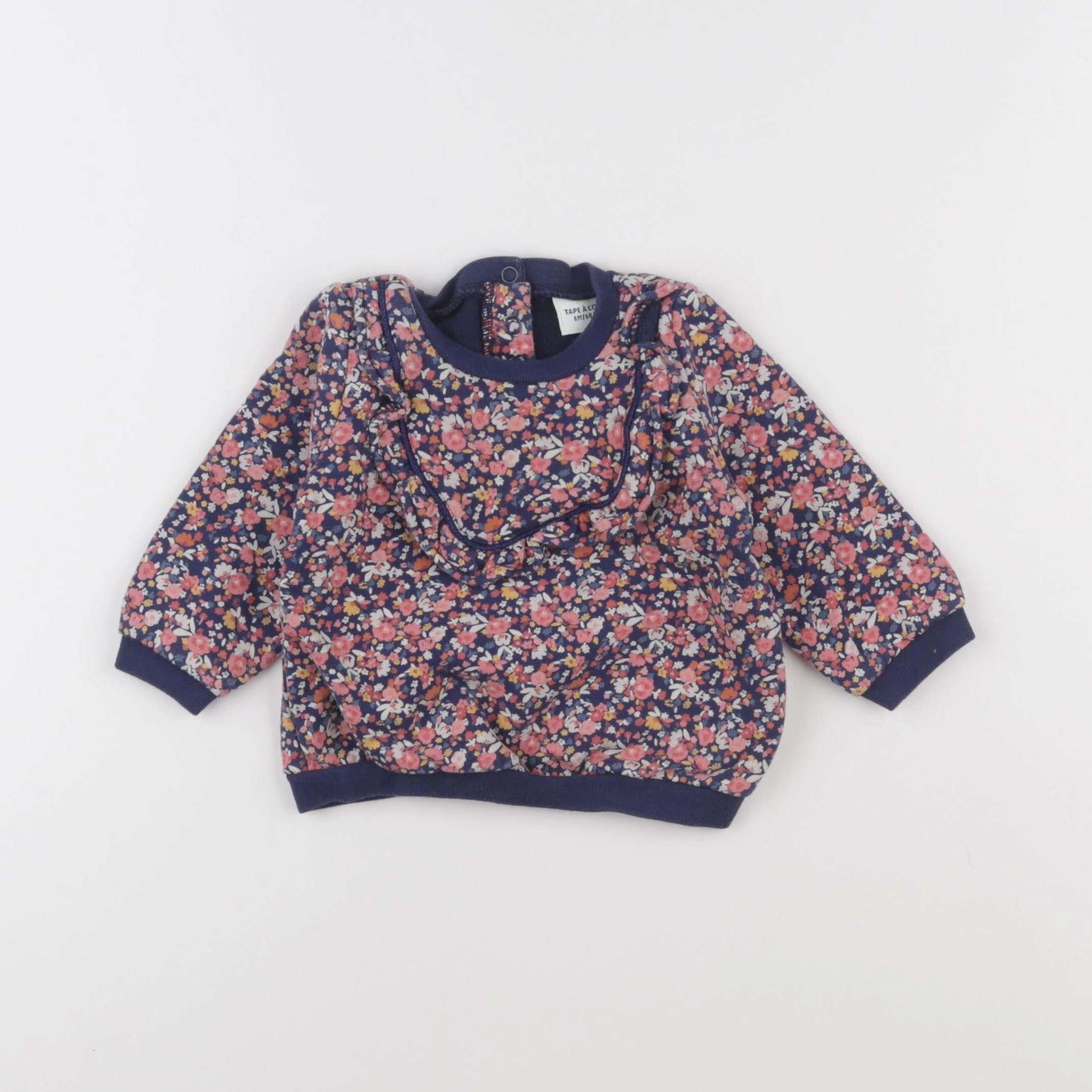 Tape à l'oeil - sweat multicolore - 6 mois