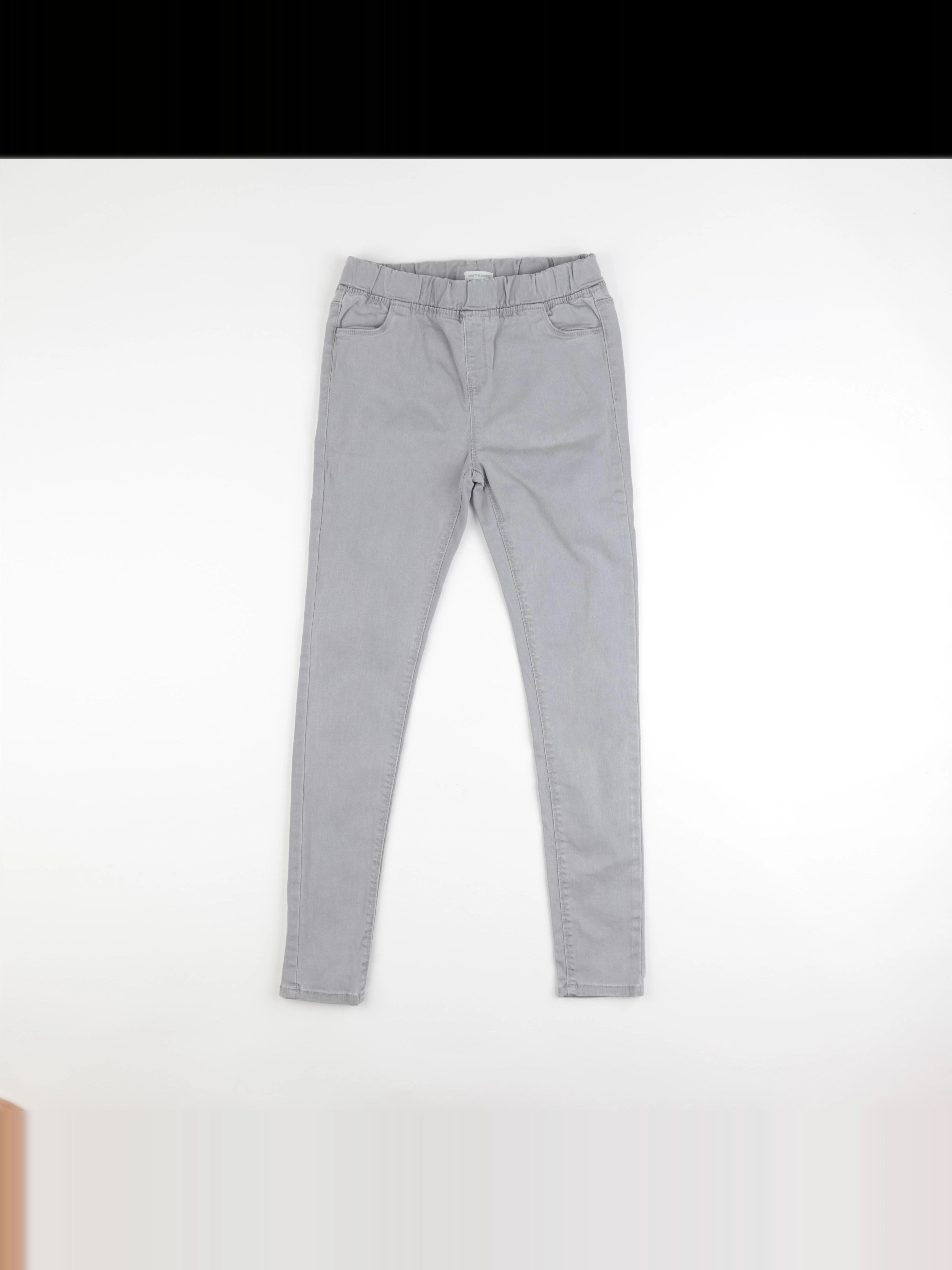 Vertbaudet - jegging gris - 12 ans