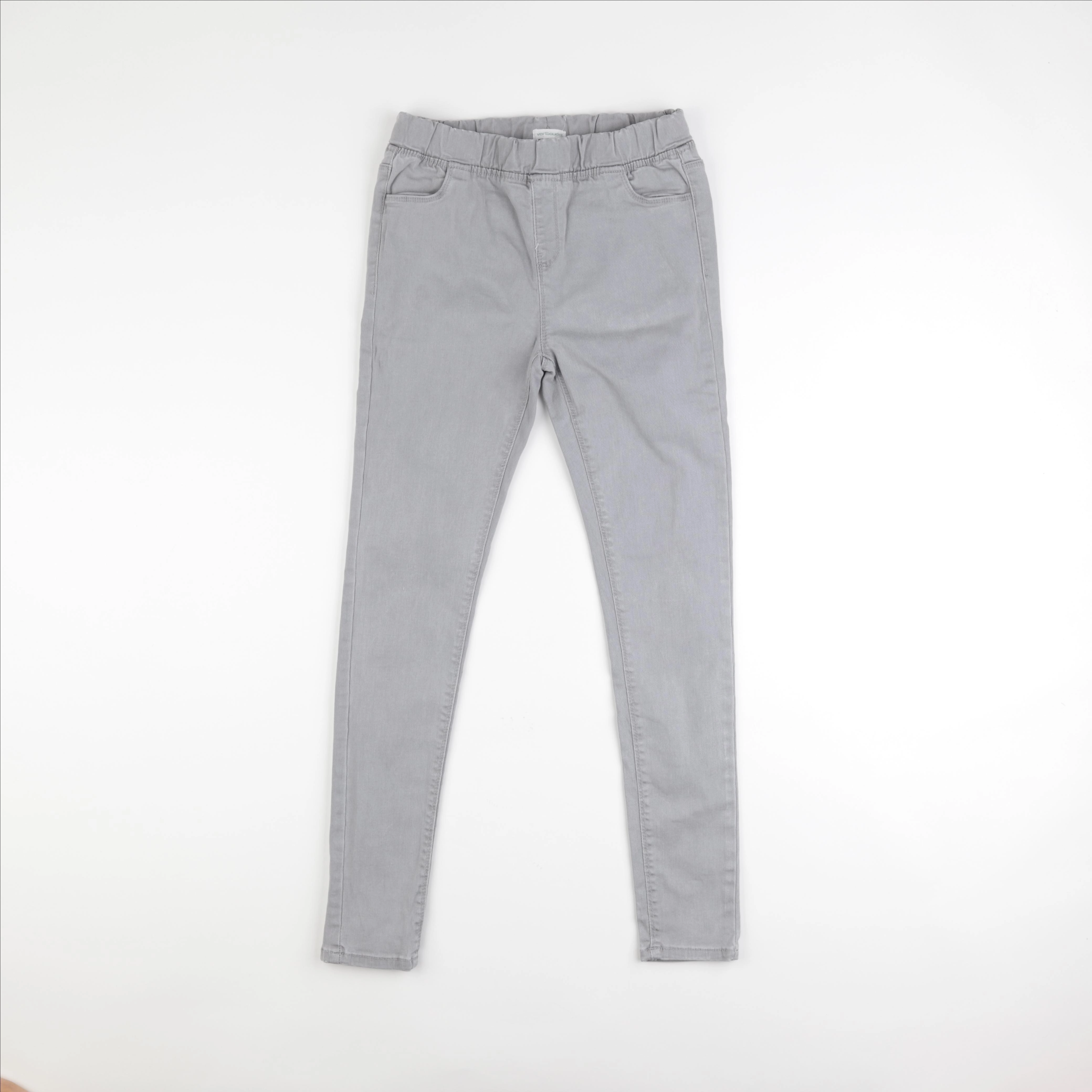 Vertbaudet - jegging gris - 12 ans
