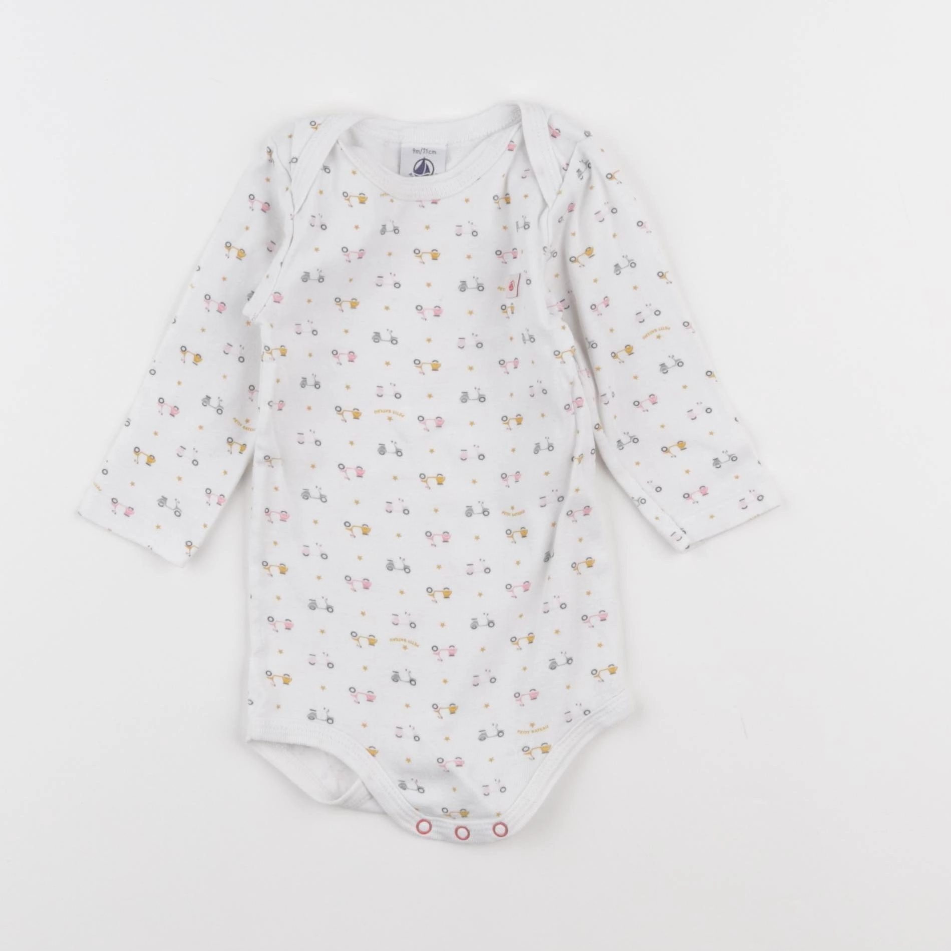 Petit Bateau - body multicolore - 9 mois