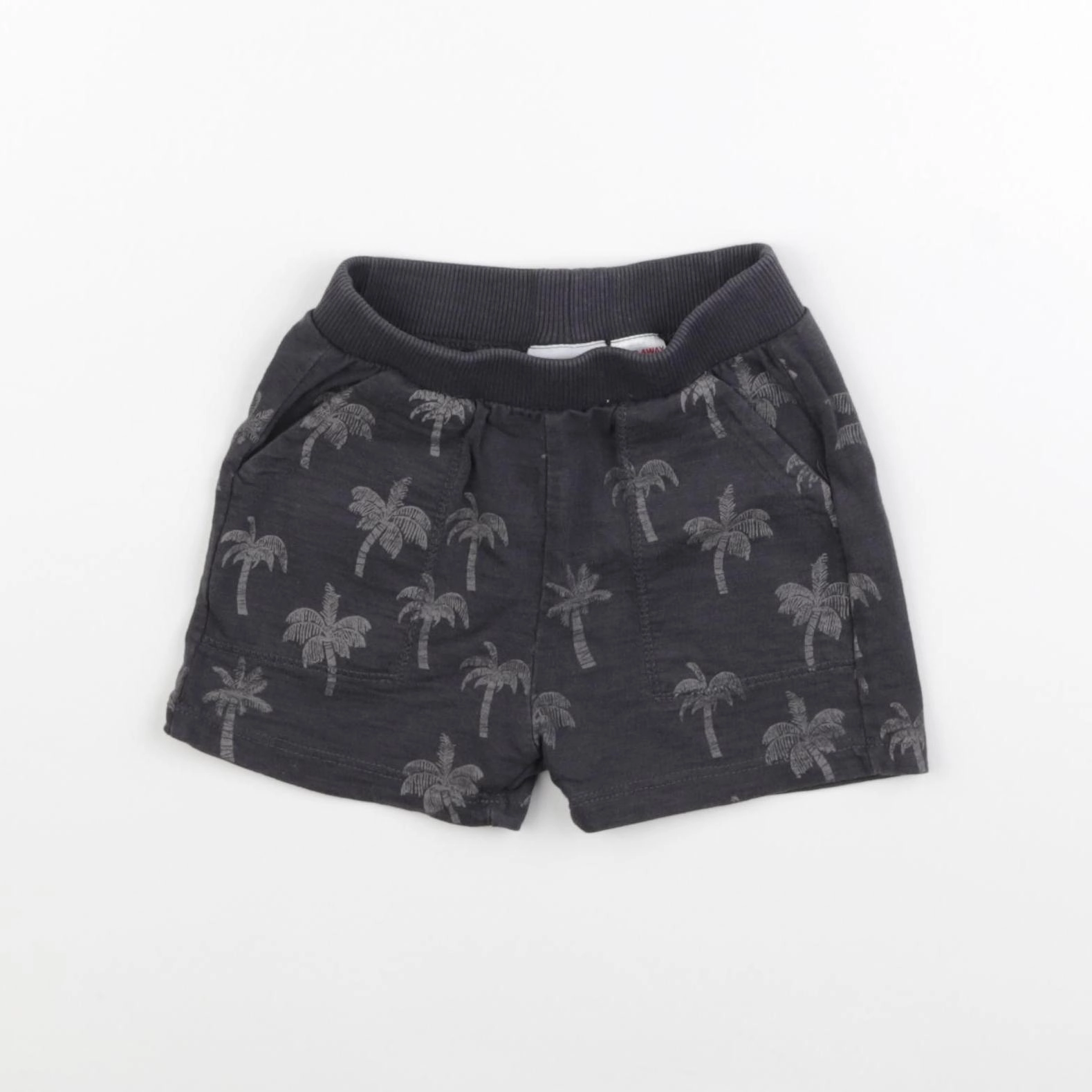 Zara - short gris - 9/12 mois