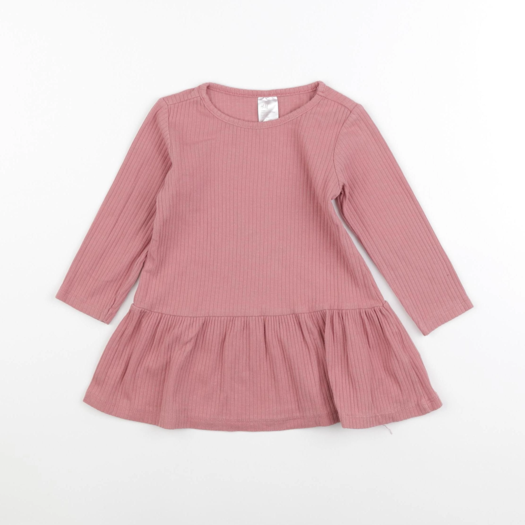 H&M - robe rose - 9/12 mois