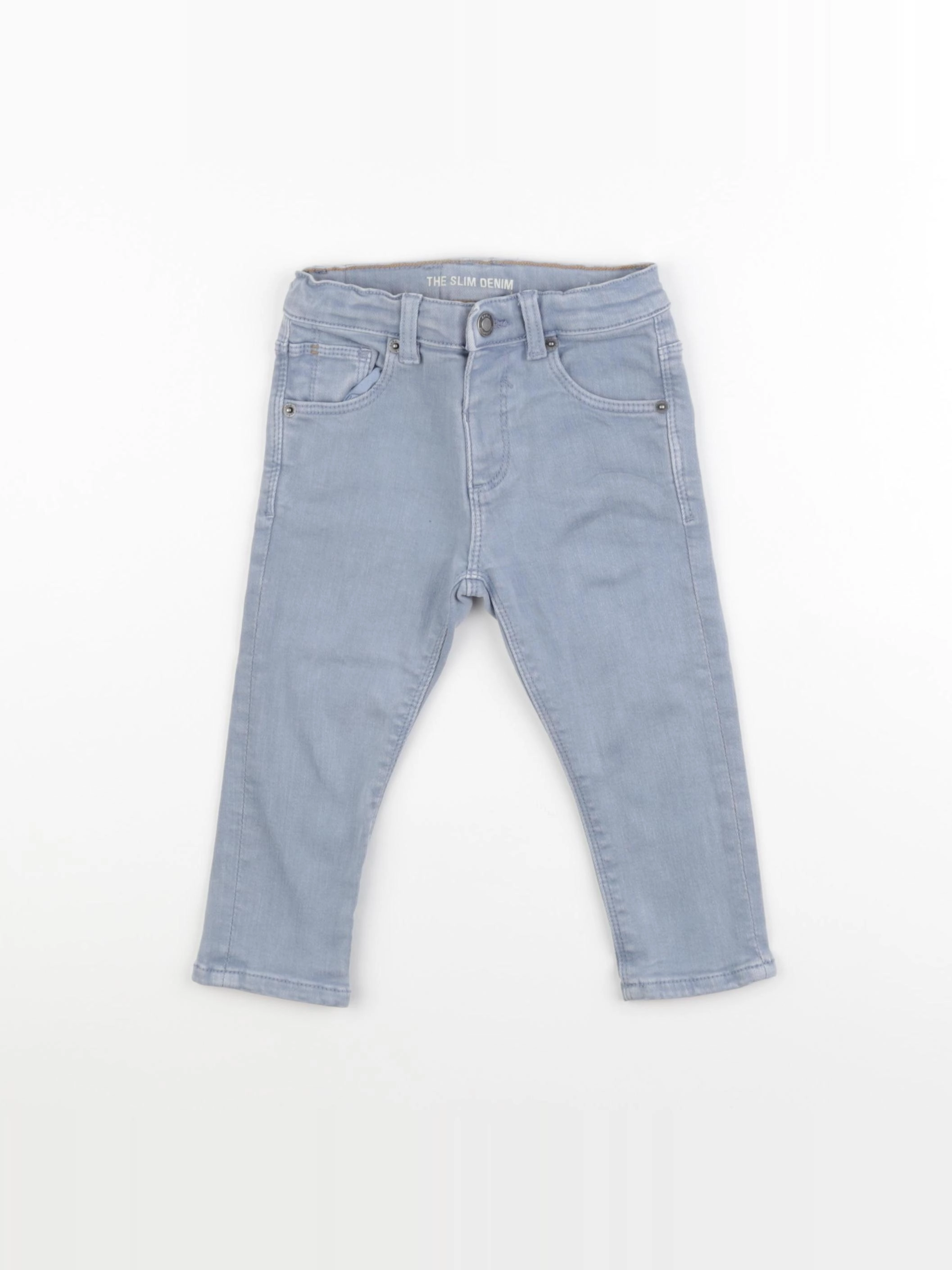 Zara - pantalon bleu - 12/18 mois