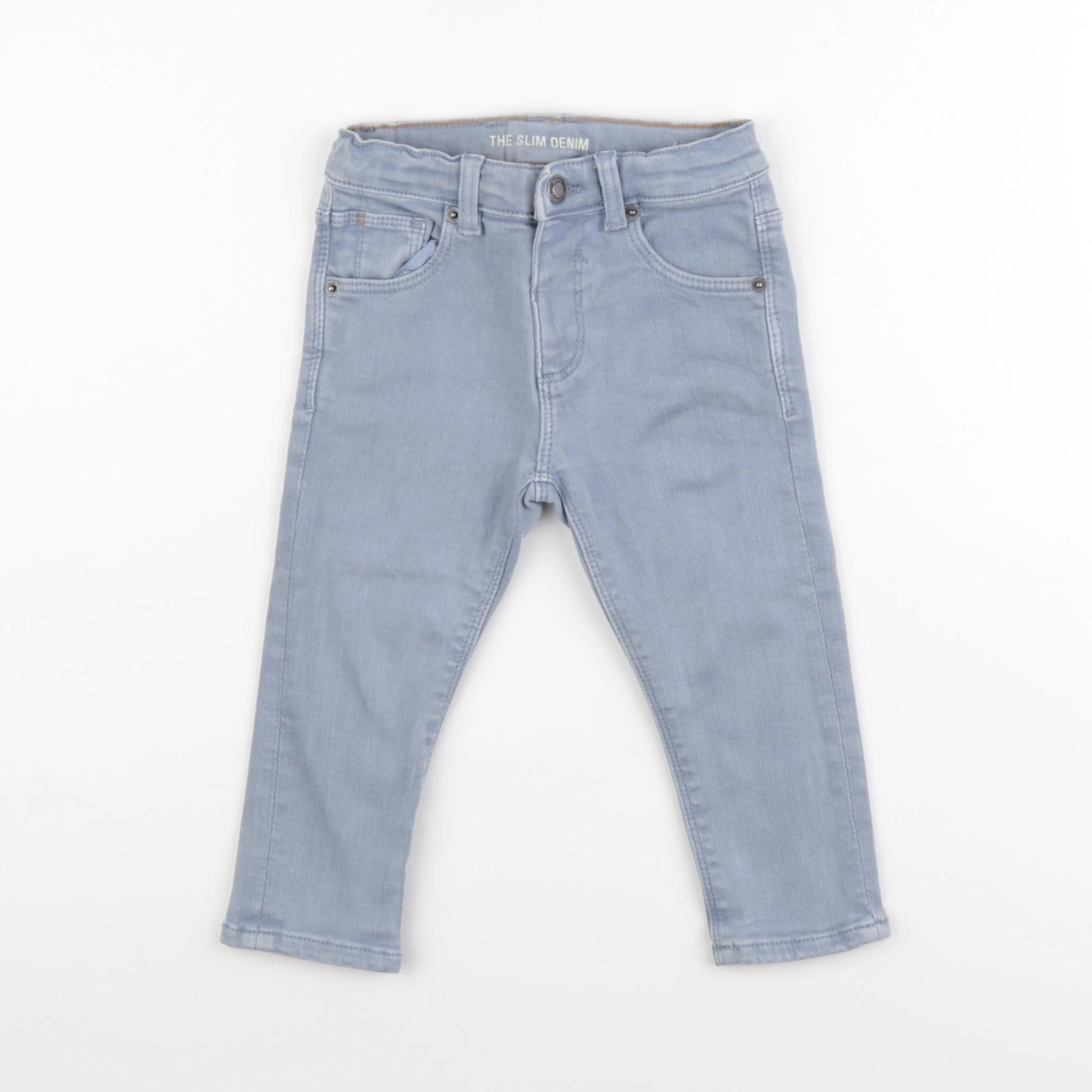 Zara - pantalon bleu - 12/18 mois