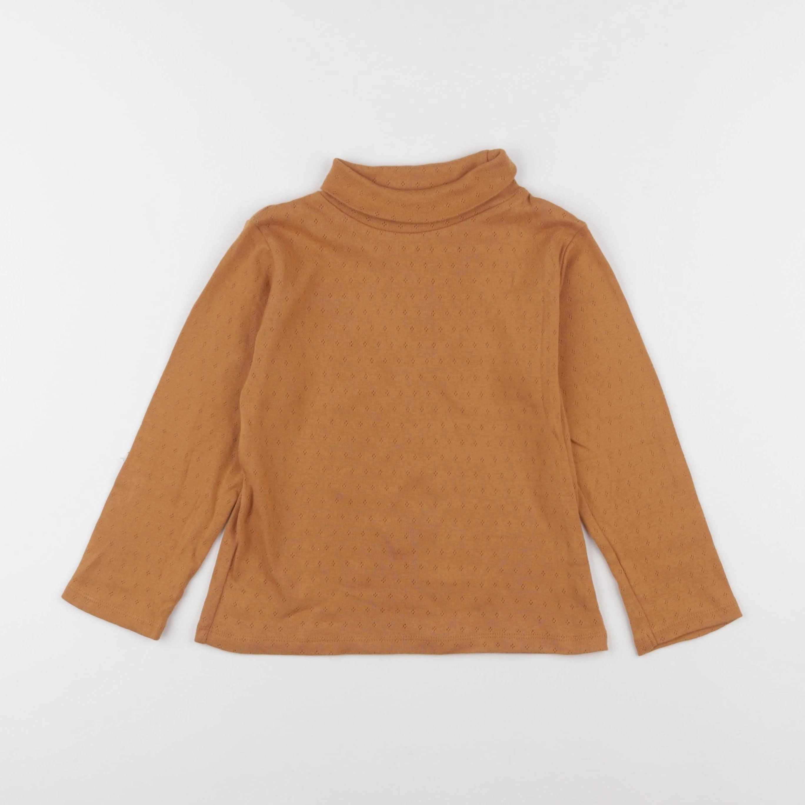 Little Cigogne - sous-pull marron - 6 ans