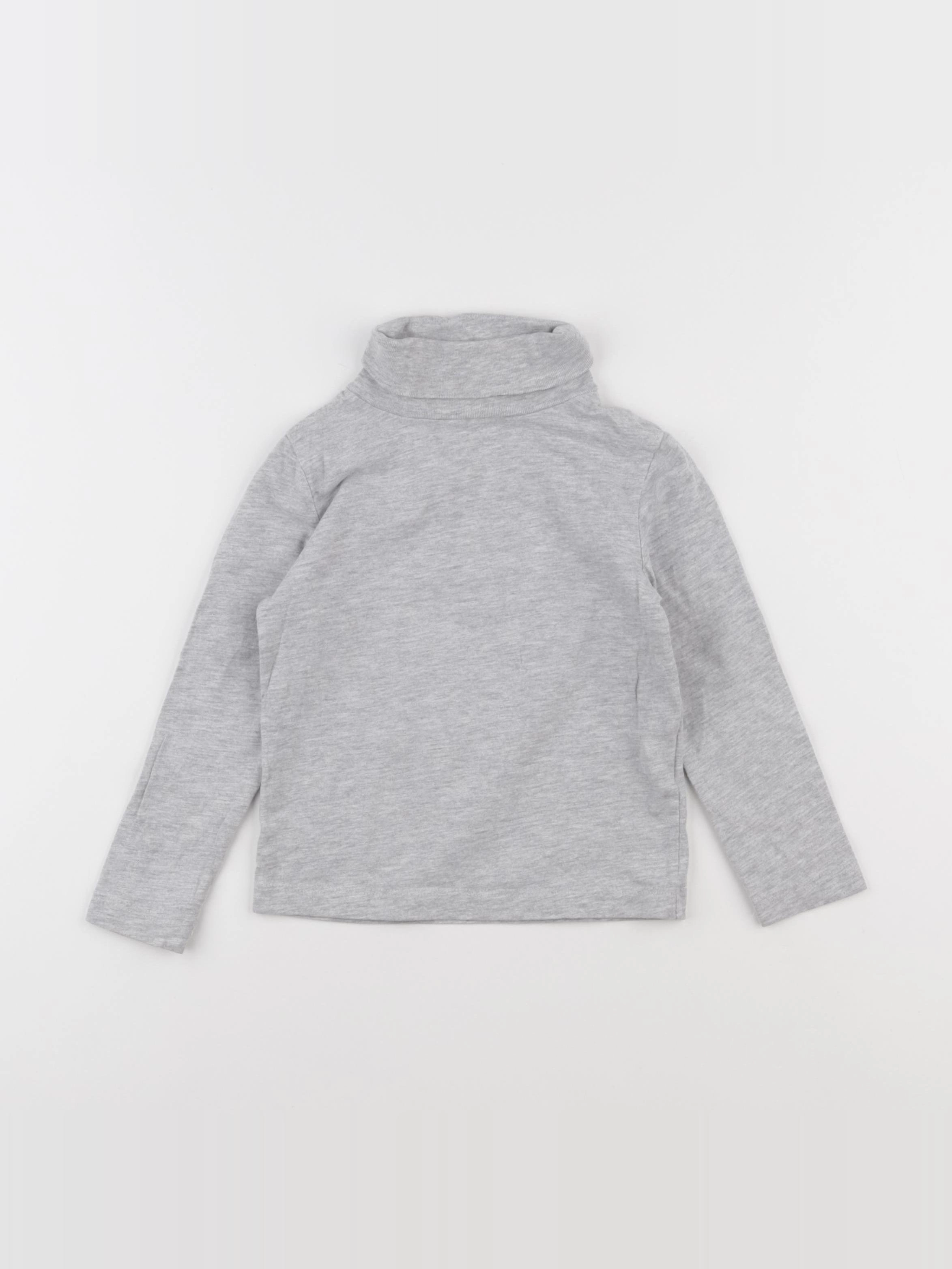 Monoprix - sous-pull gris - 3 ans