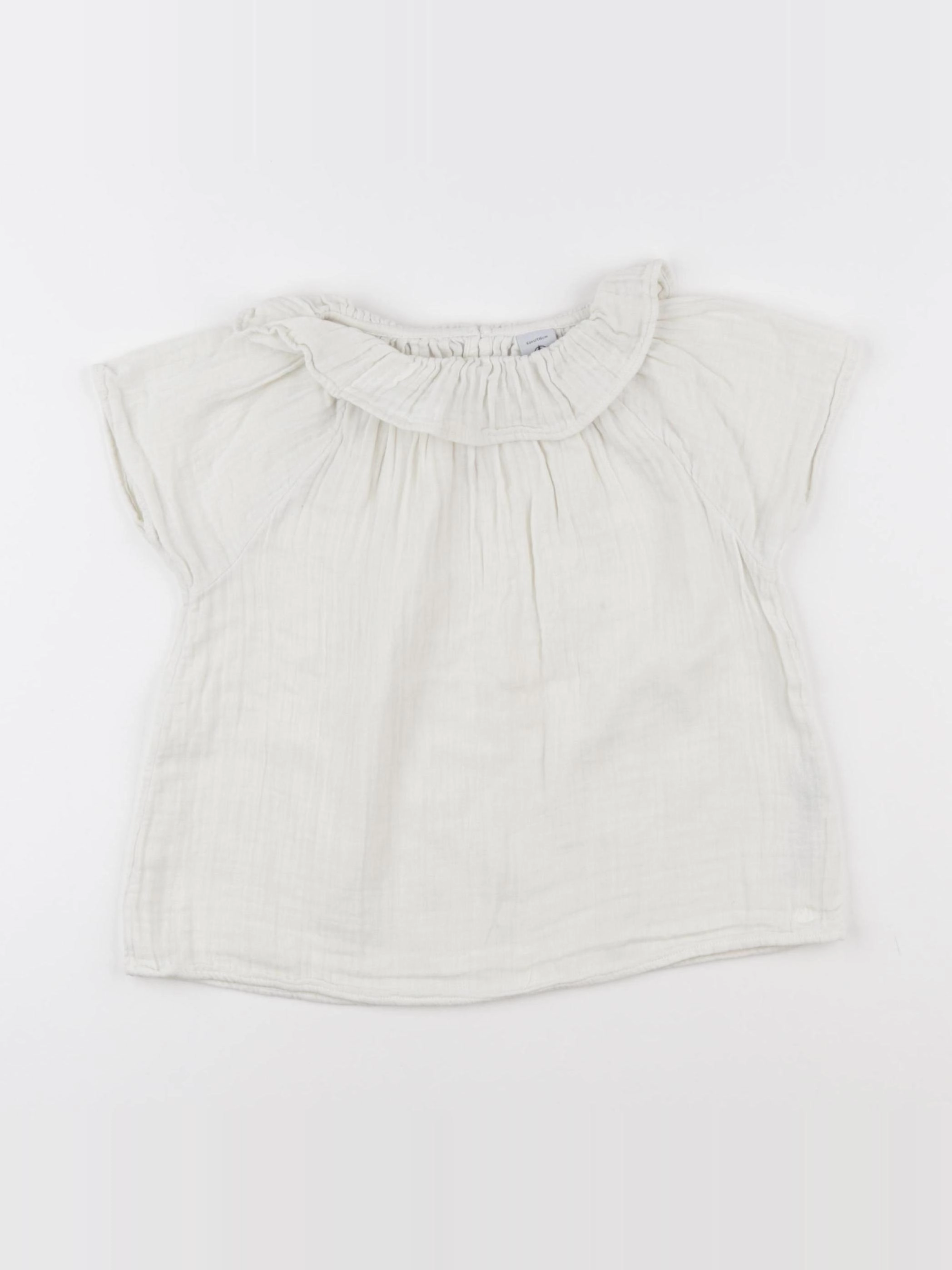 Petit Bateau - blouse beige - 6 ans