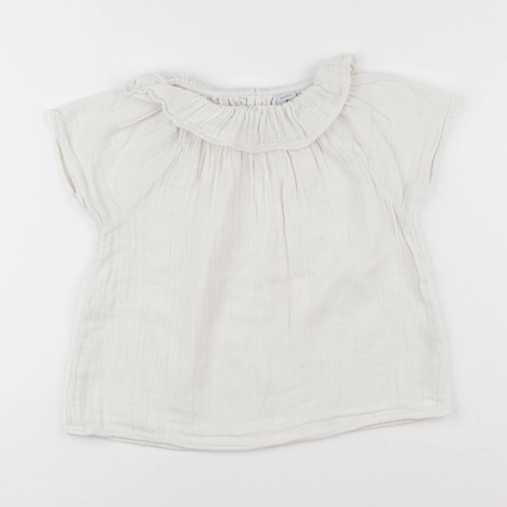 Petit Bateau - blouse beige - 6 ans