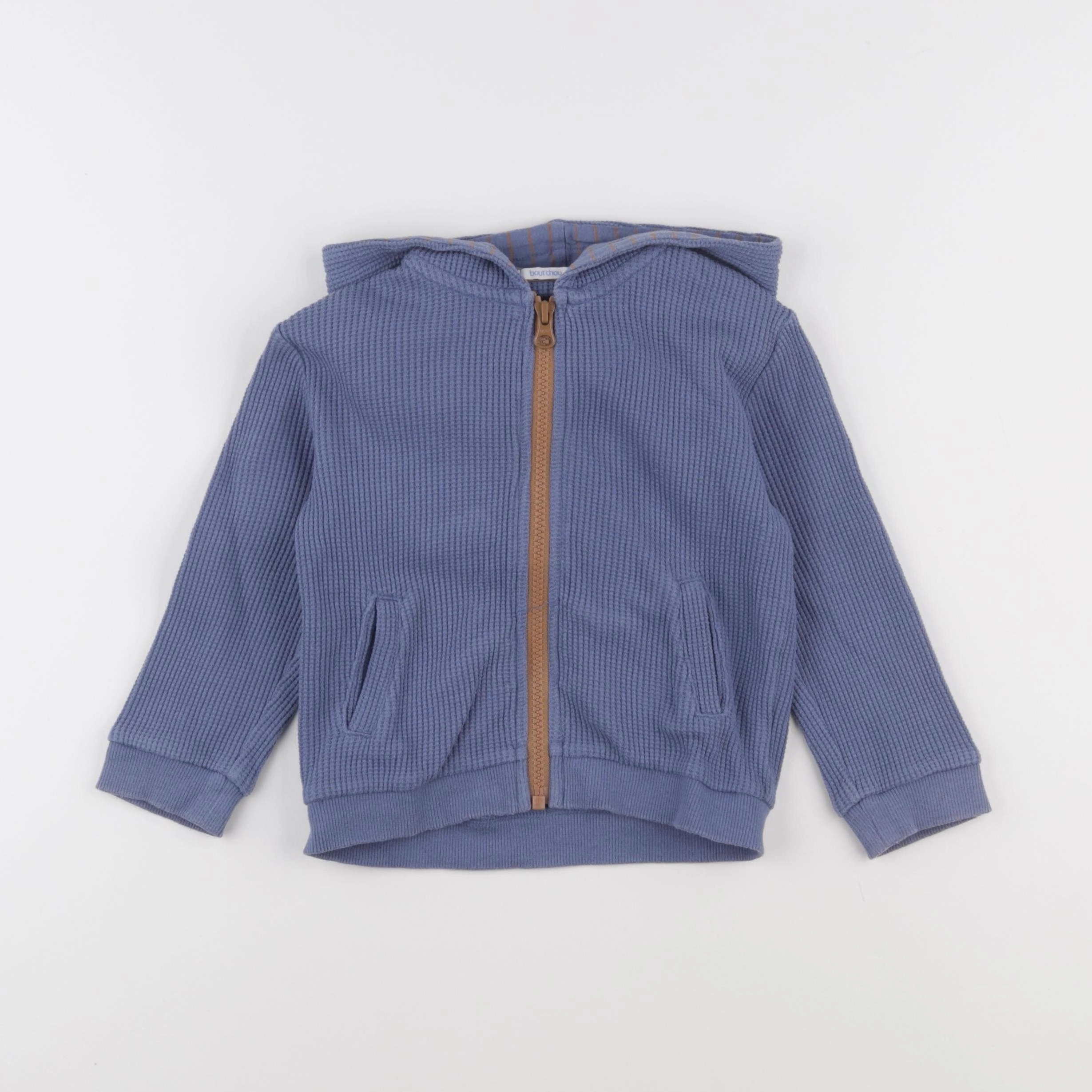 Boutchou - gilet bleu - 24 mois