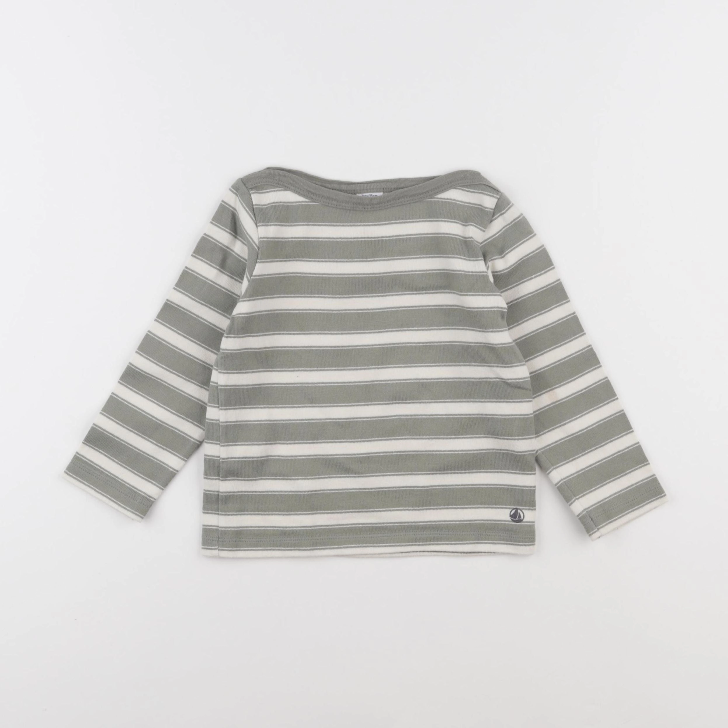 Petit Bateau - tee-shirt beige, vert - 3 ans