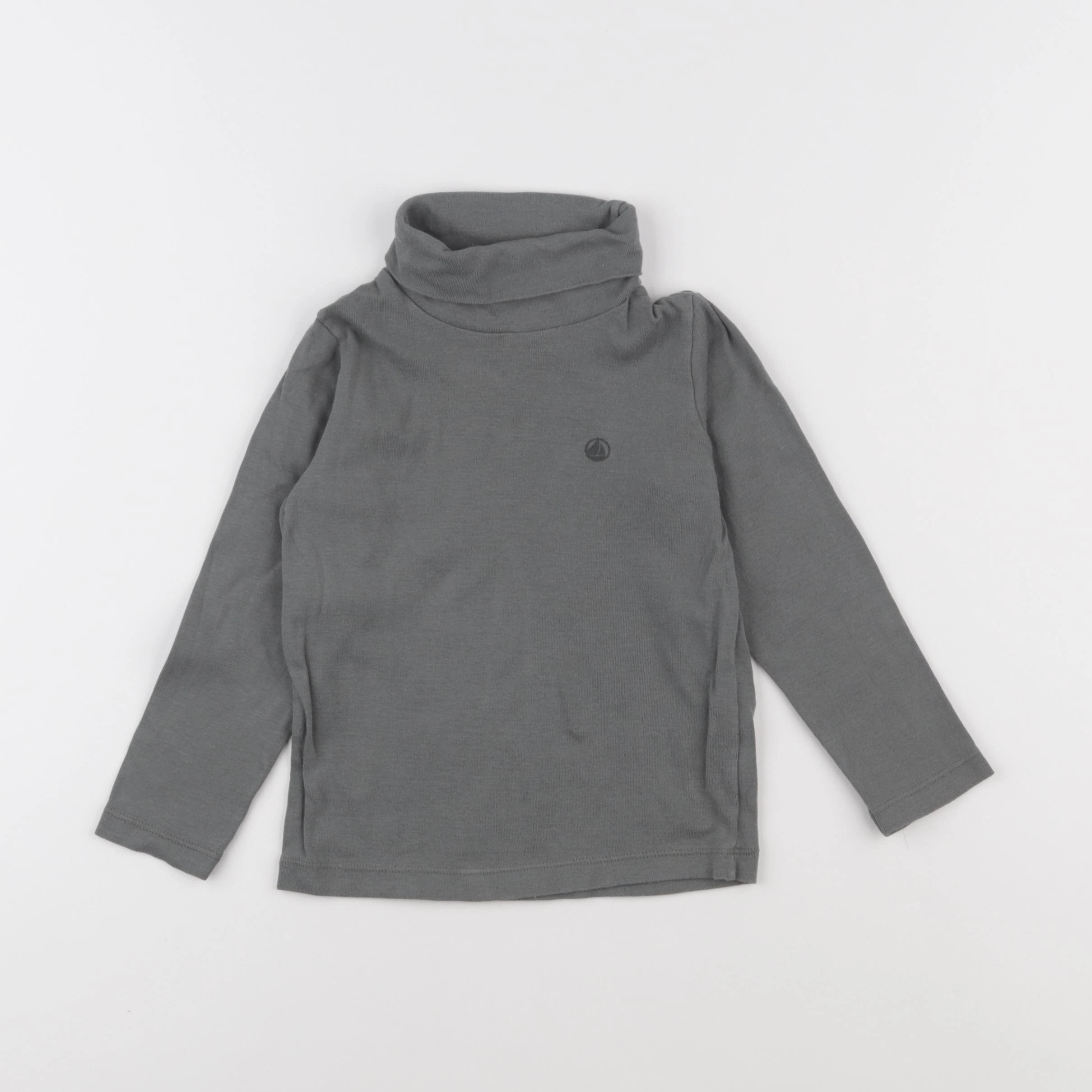 Petit Bateau - sous-pull vert - 3 ans
