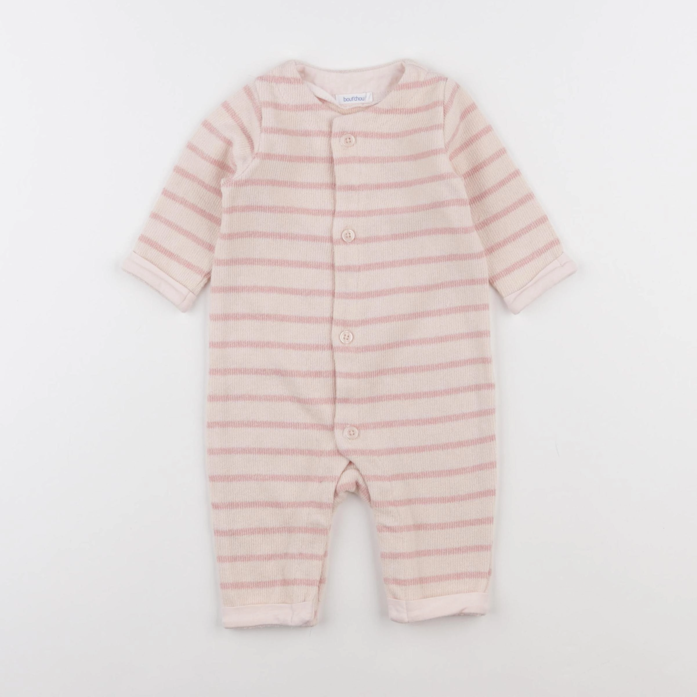 Boutchou - combinaison rose - 3 mois