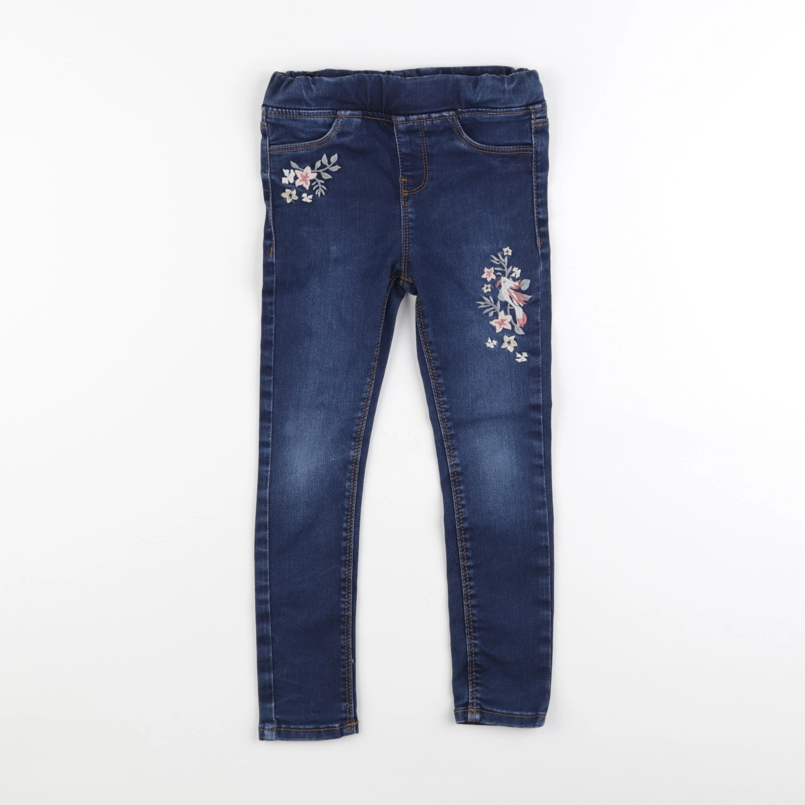 Vertbaudet - jegging bleu - 5 ans