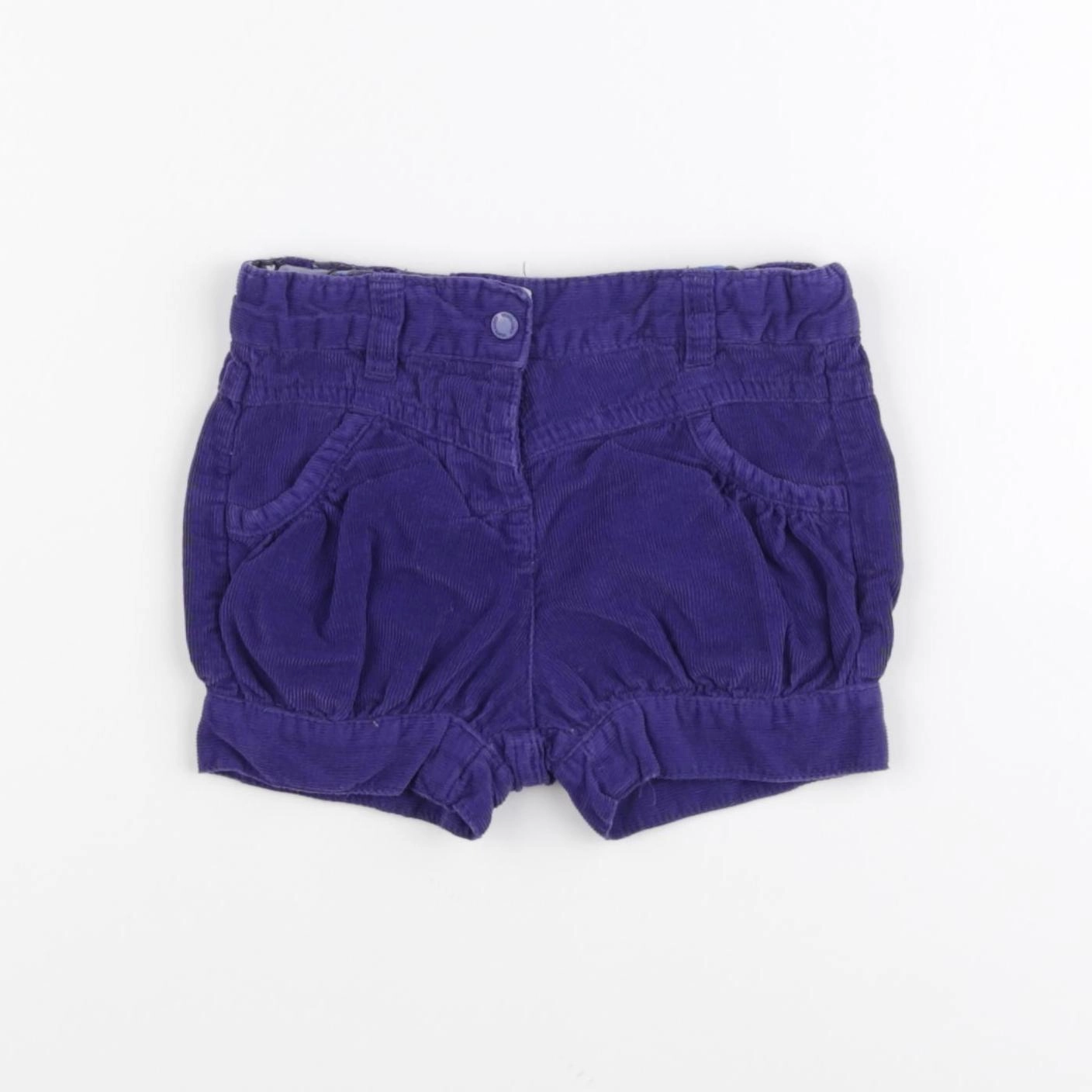 Vertbaudet - short bleu - 9 mois