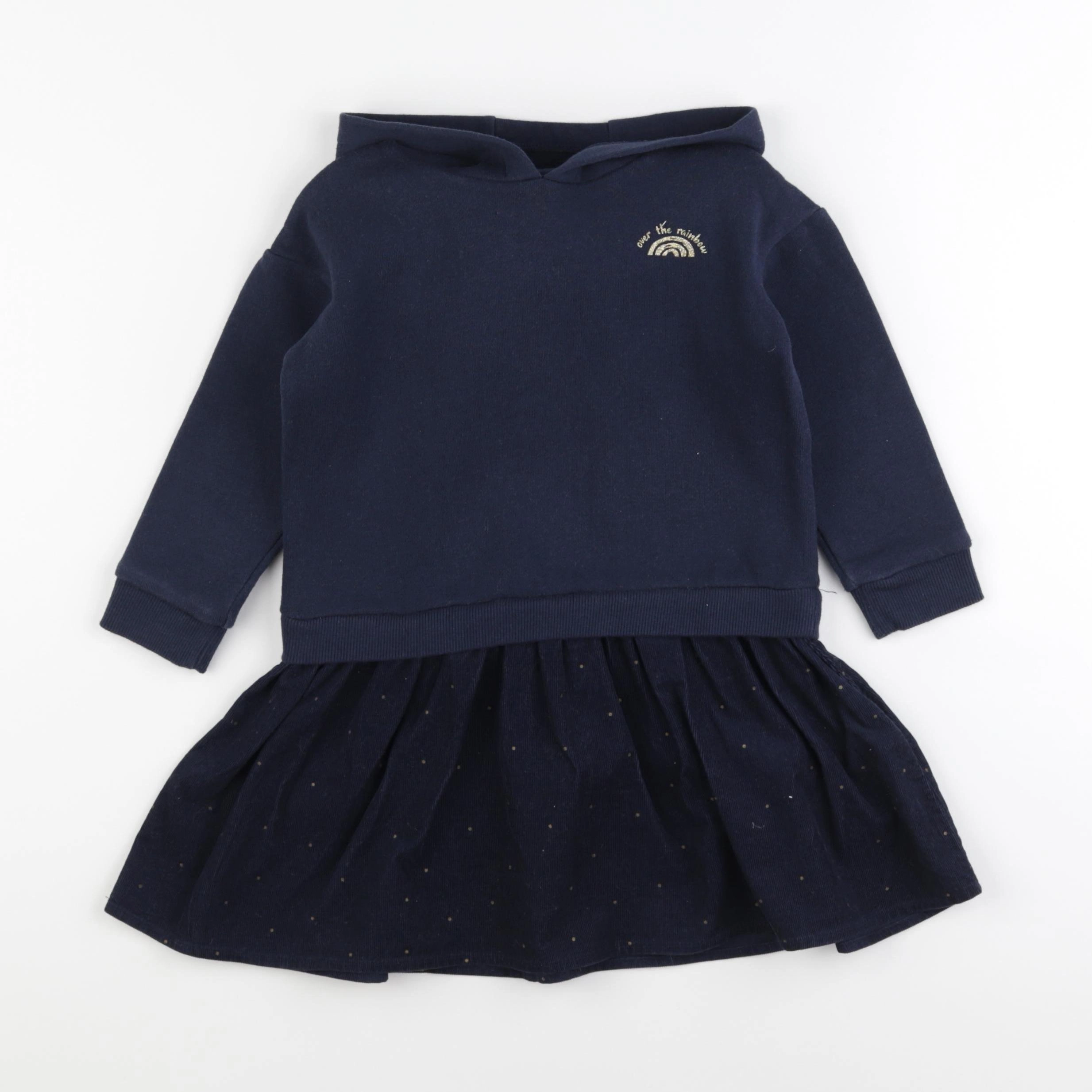 Vertbaudet - robe bleu - 4 ans