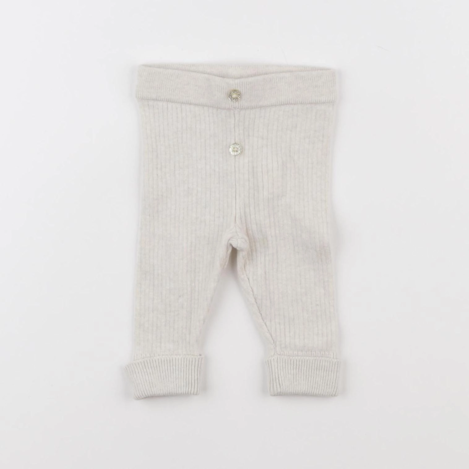 Tape à l'oeil - legging beige - 3 mois