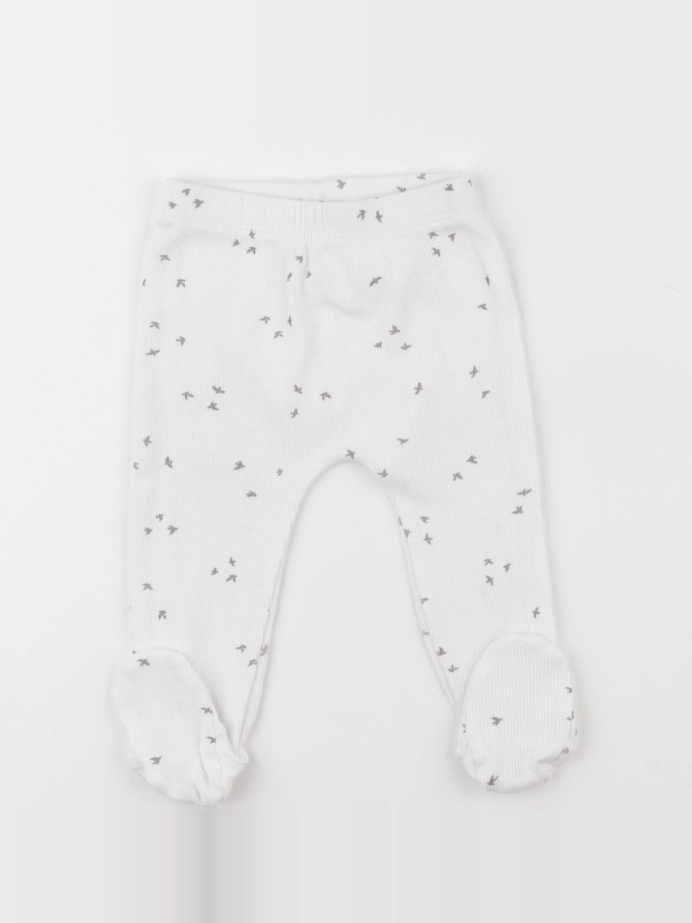 Zara - legging blanc - 1/3 mois