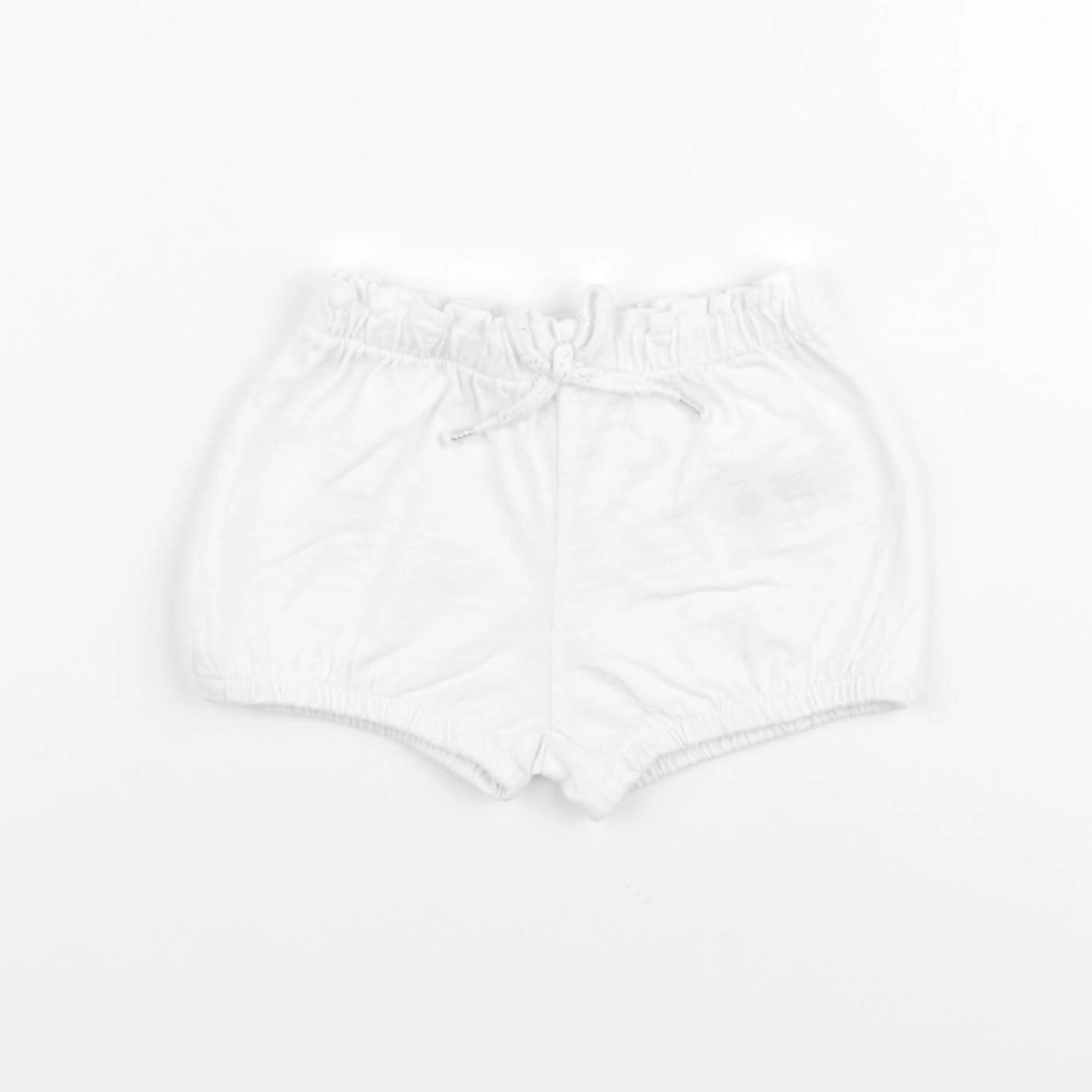 Vertbaudet - short blanc - 9 mois