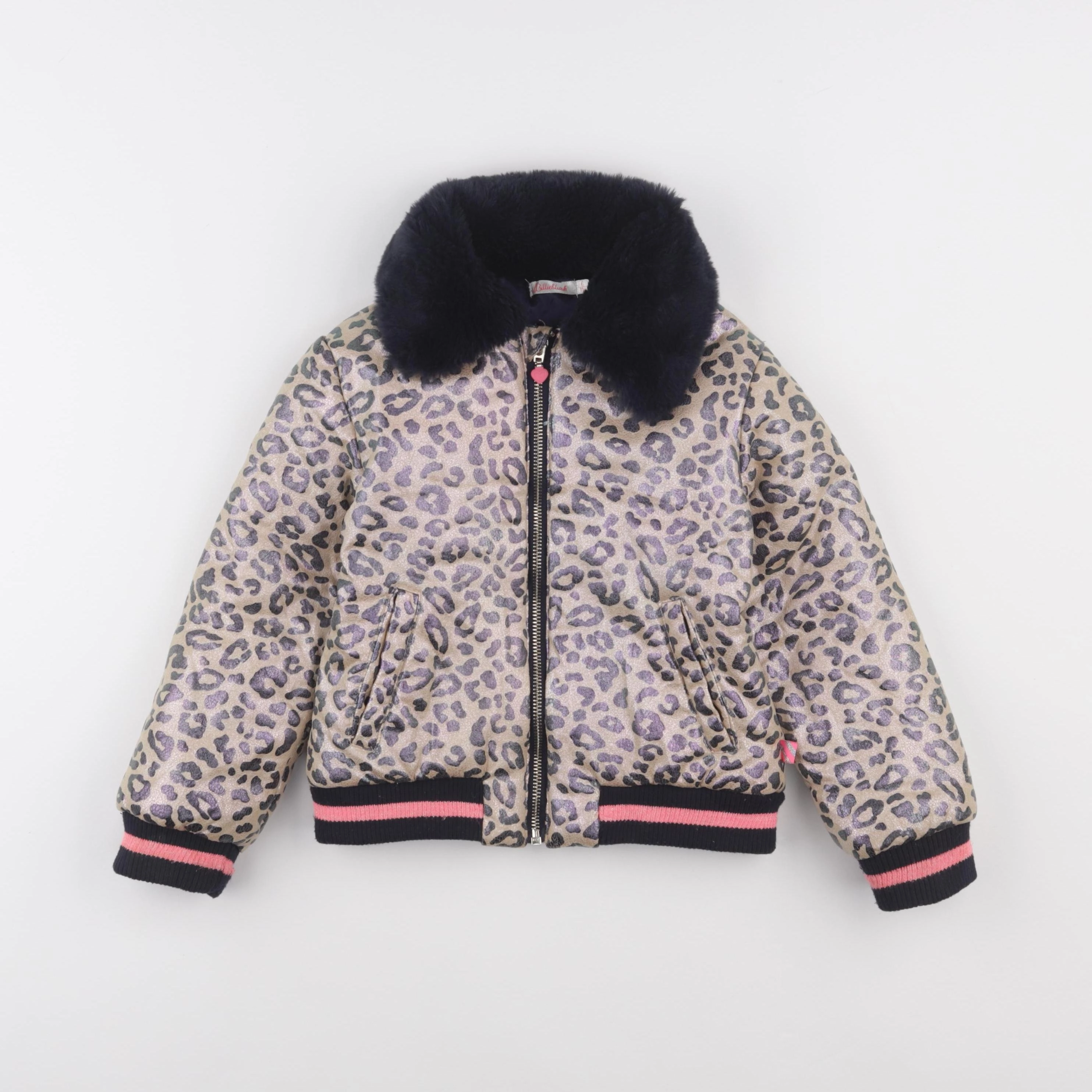 Billie Blush - doudoune bronze, noir - 6 ans