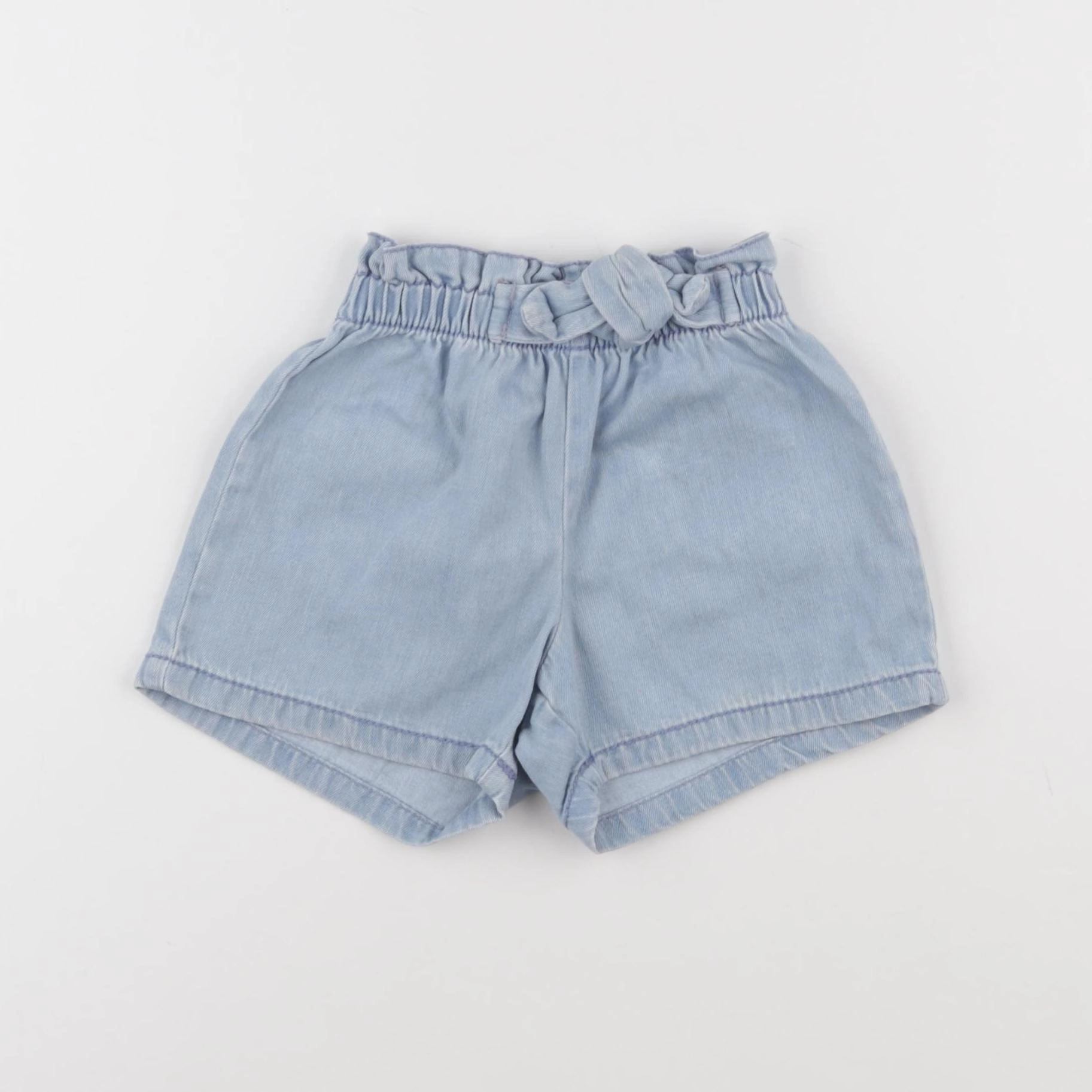Next - short bleu - 6/9 mois