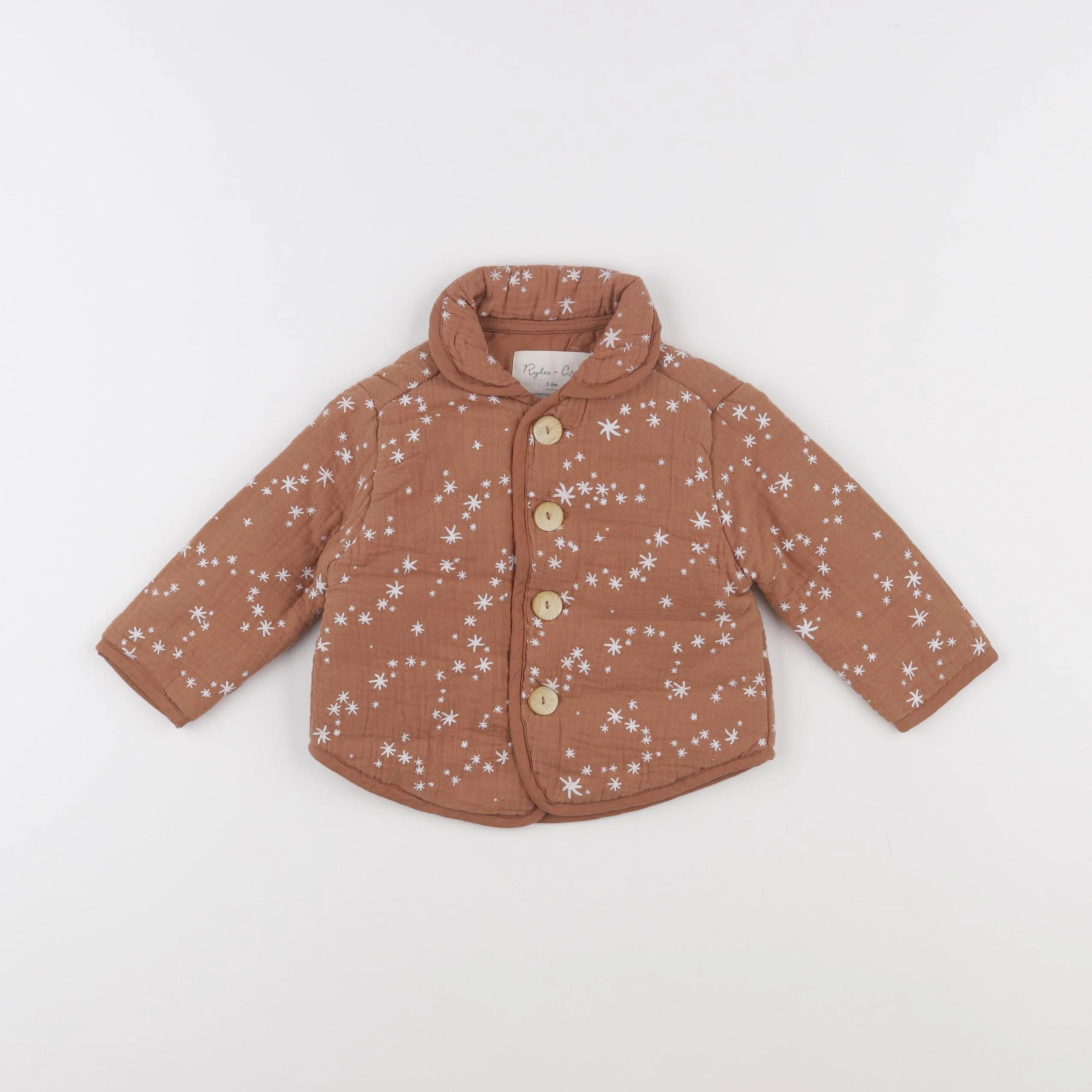 Rylee + Cru - veste marron - 3/6 mois