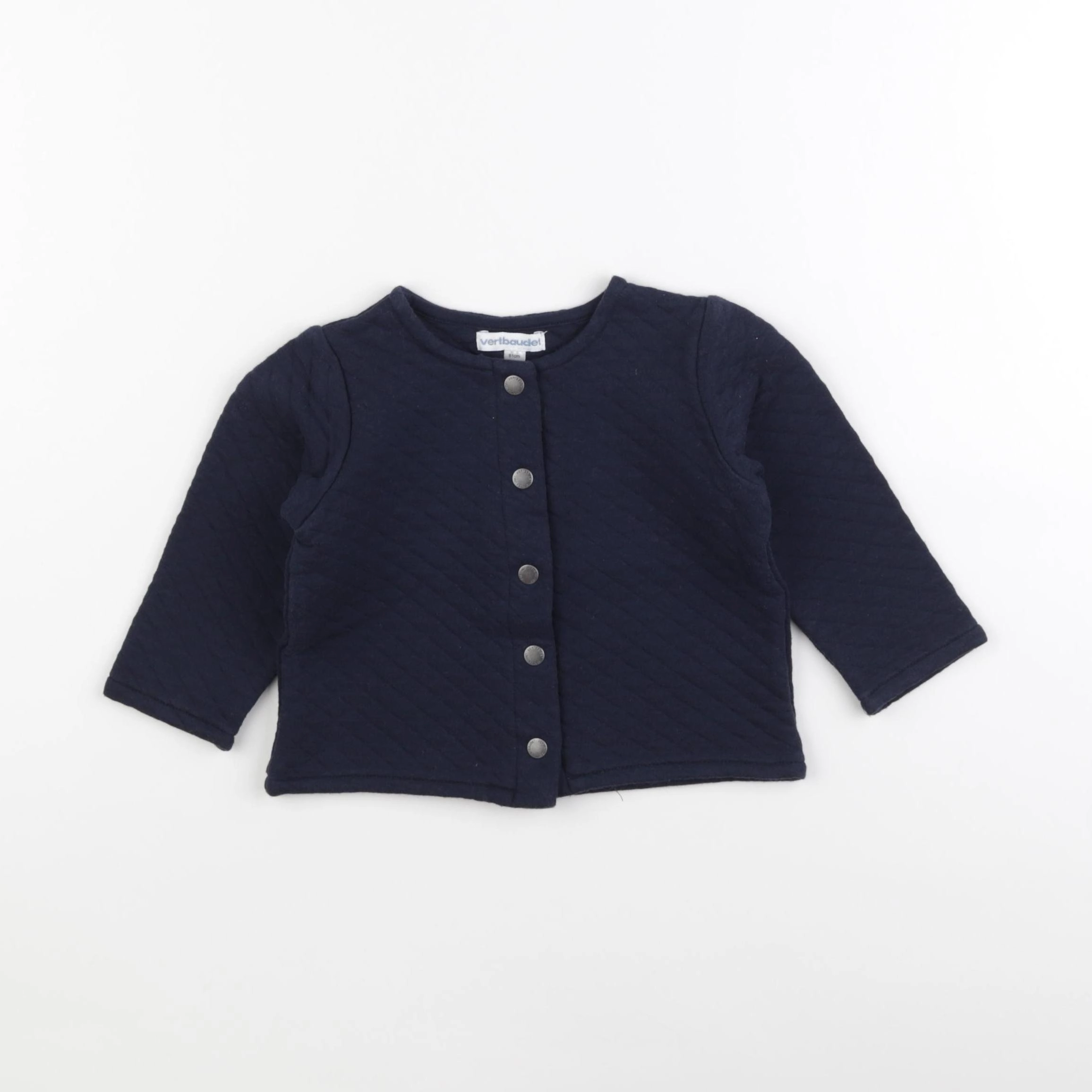 Vertbaudet - gilet bleu - 18 mois