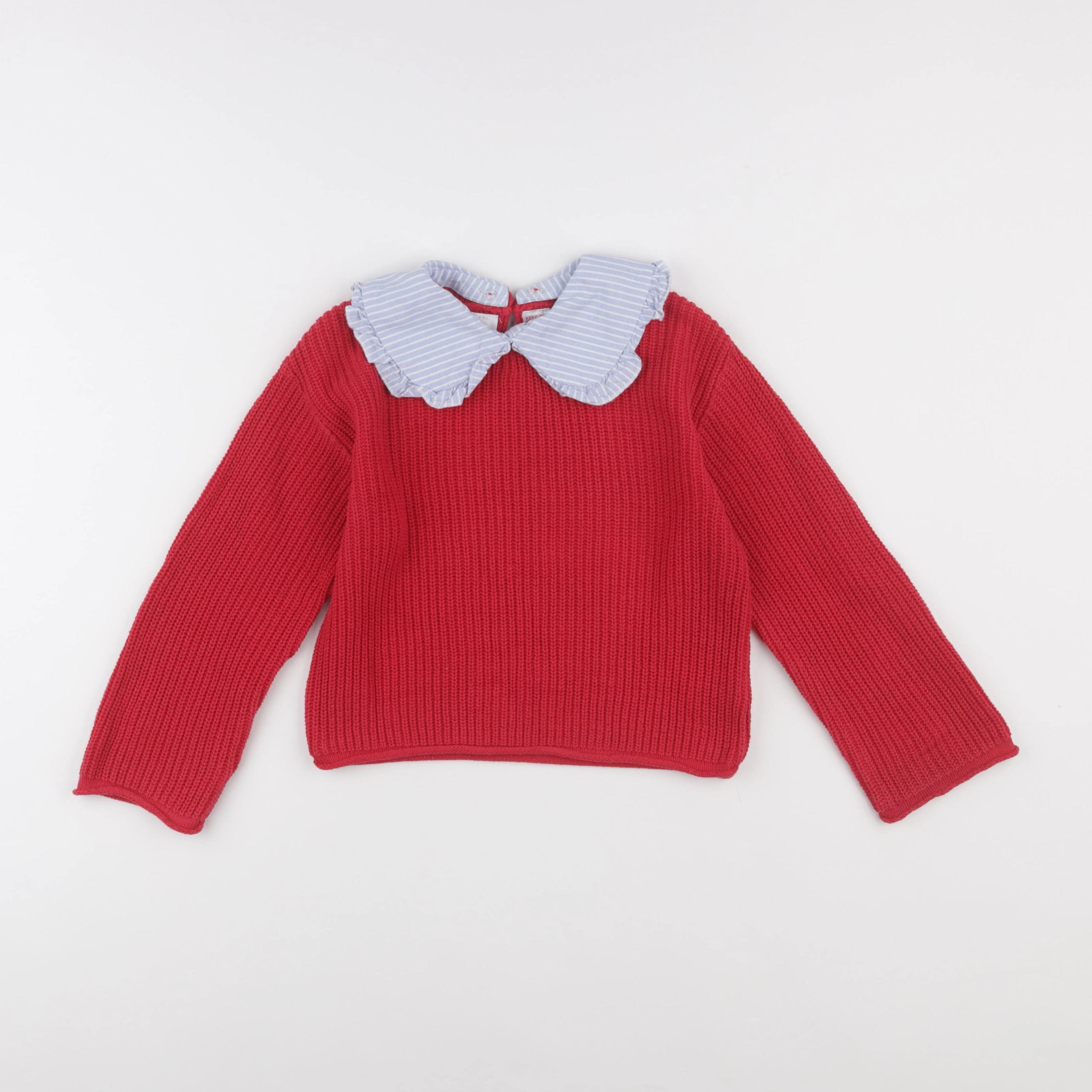 Zara - pull rouge - 5 ans