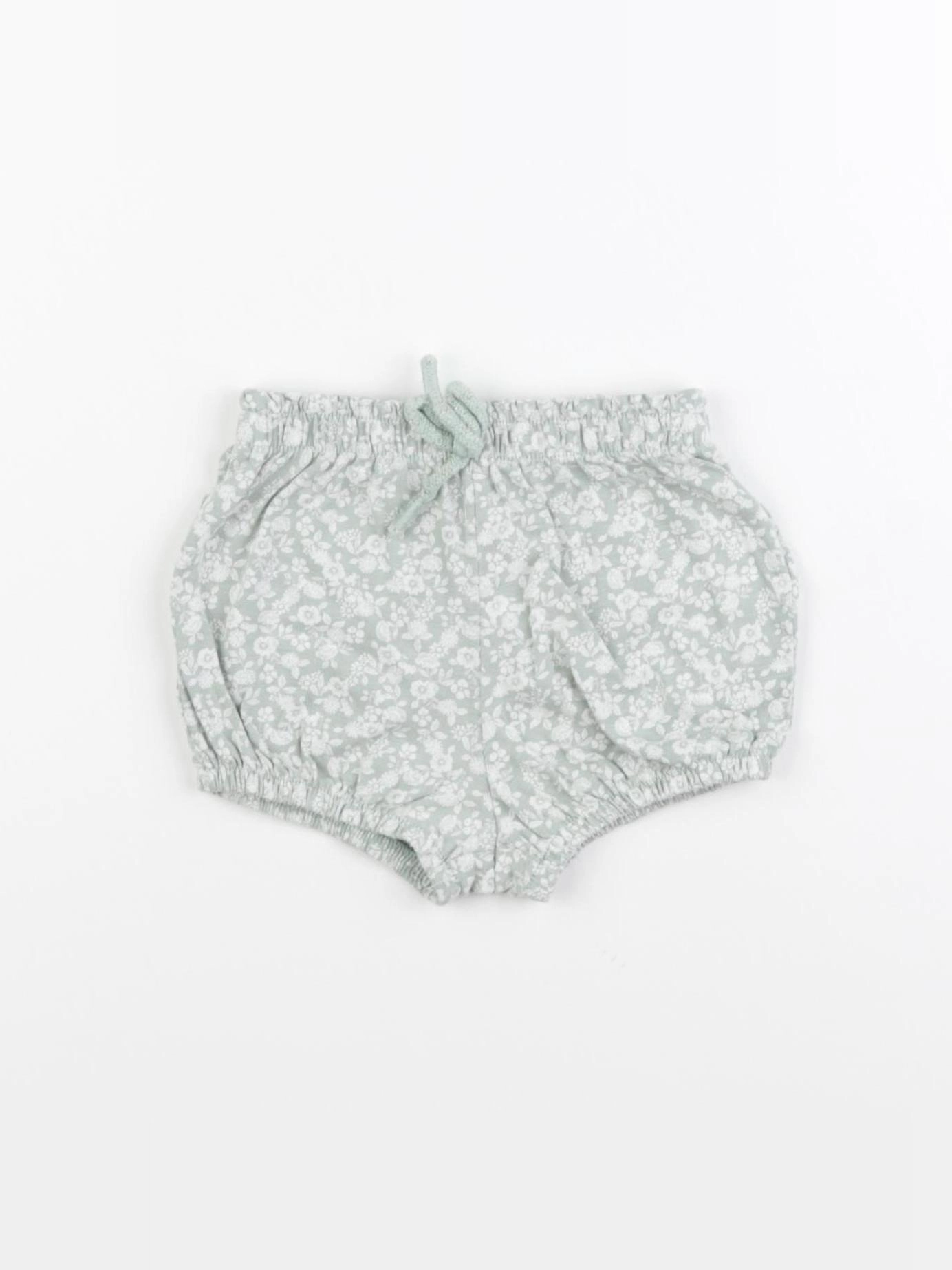 Vertbaudet - short vert - 6 mois
