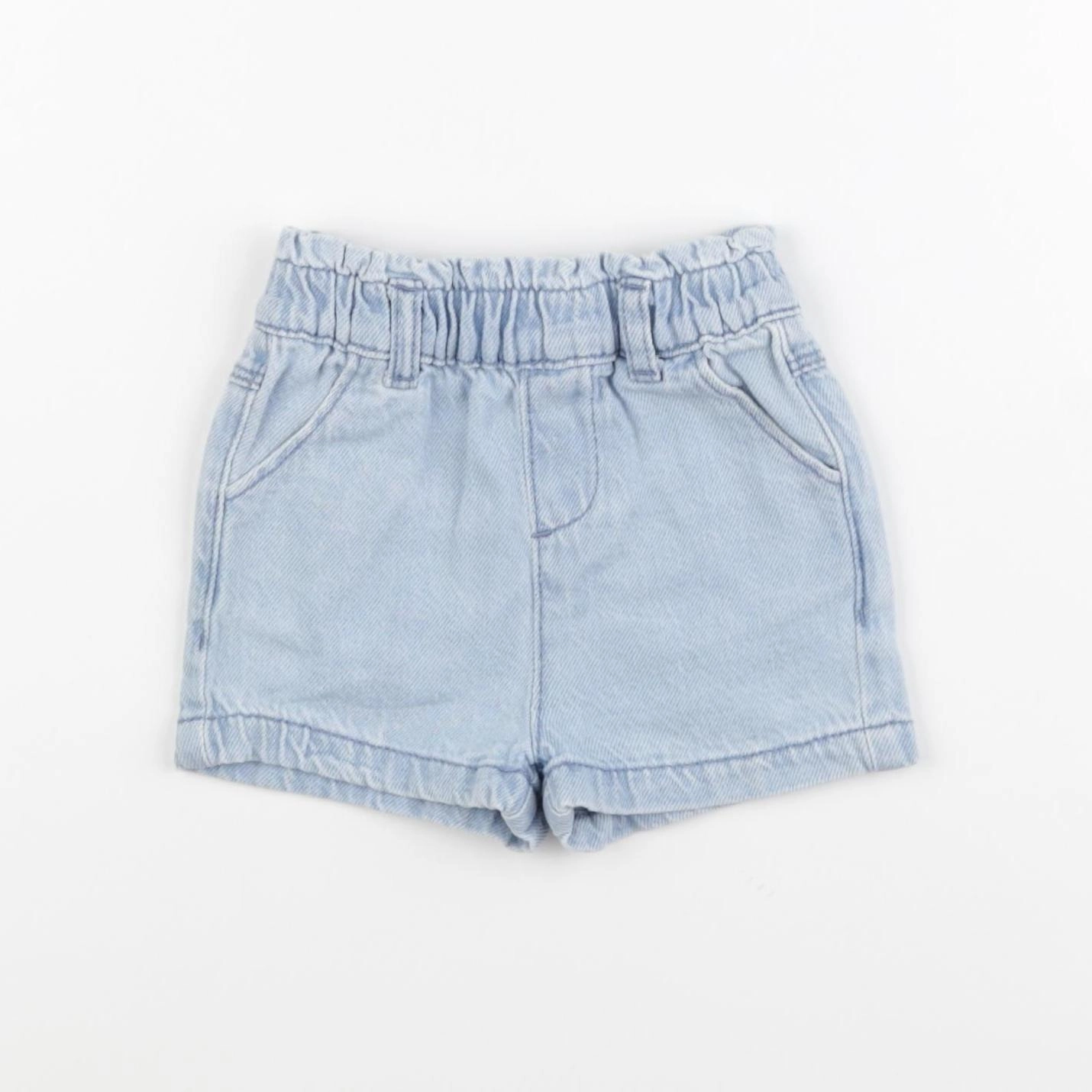 Vertbaudet - short bleu - 6 mois