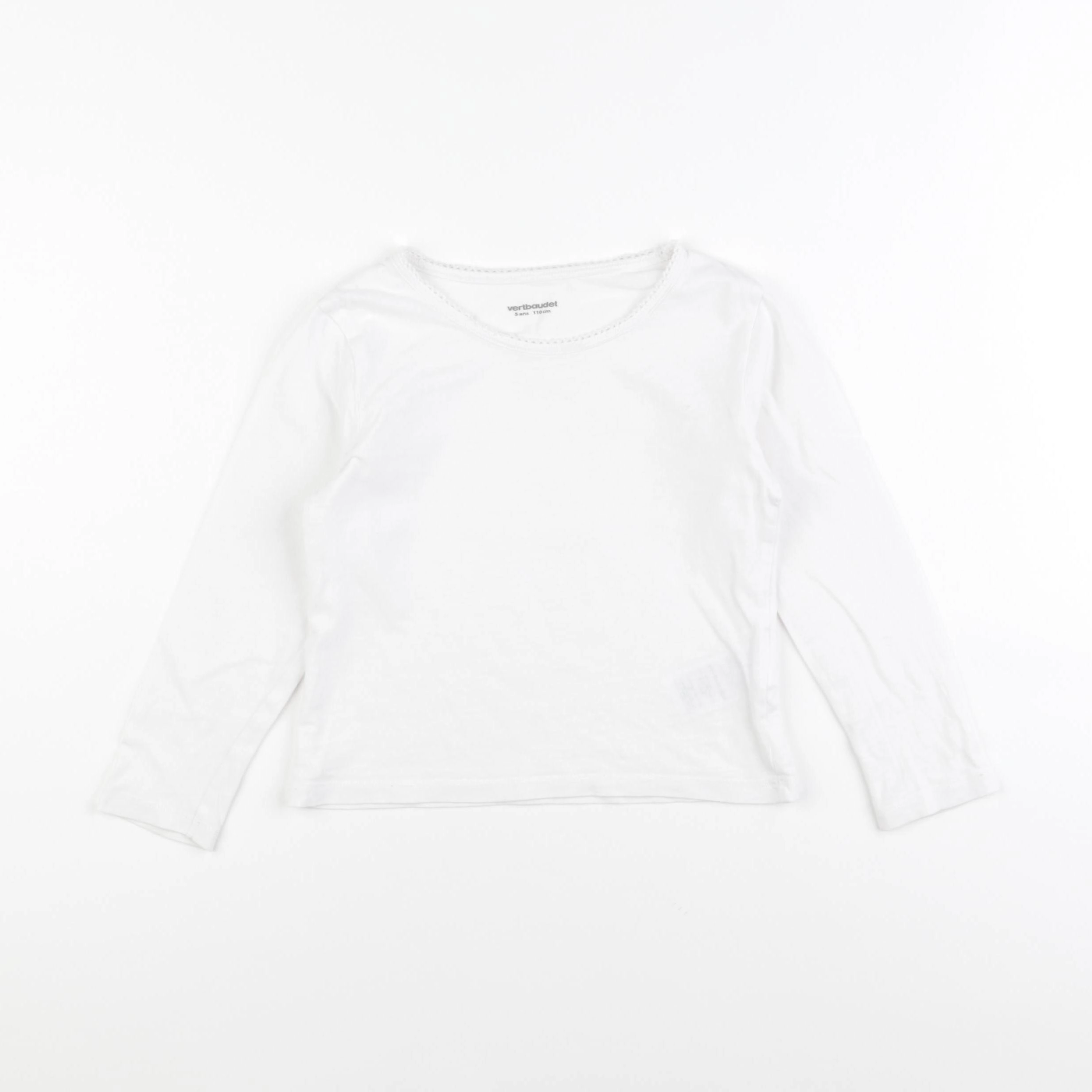 Vertbaudet - maillot de corps blanc - 5 ans