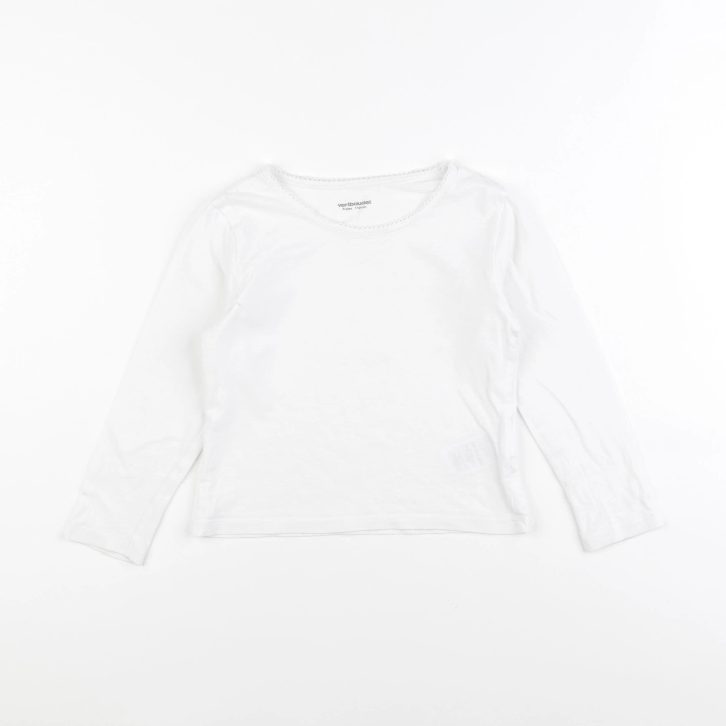 Vertbaudet - maillot de corps blanc - 5 ans