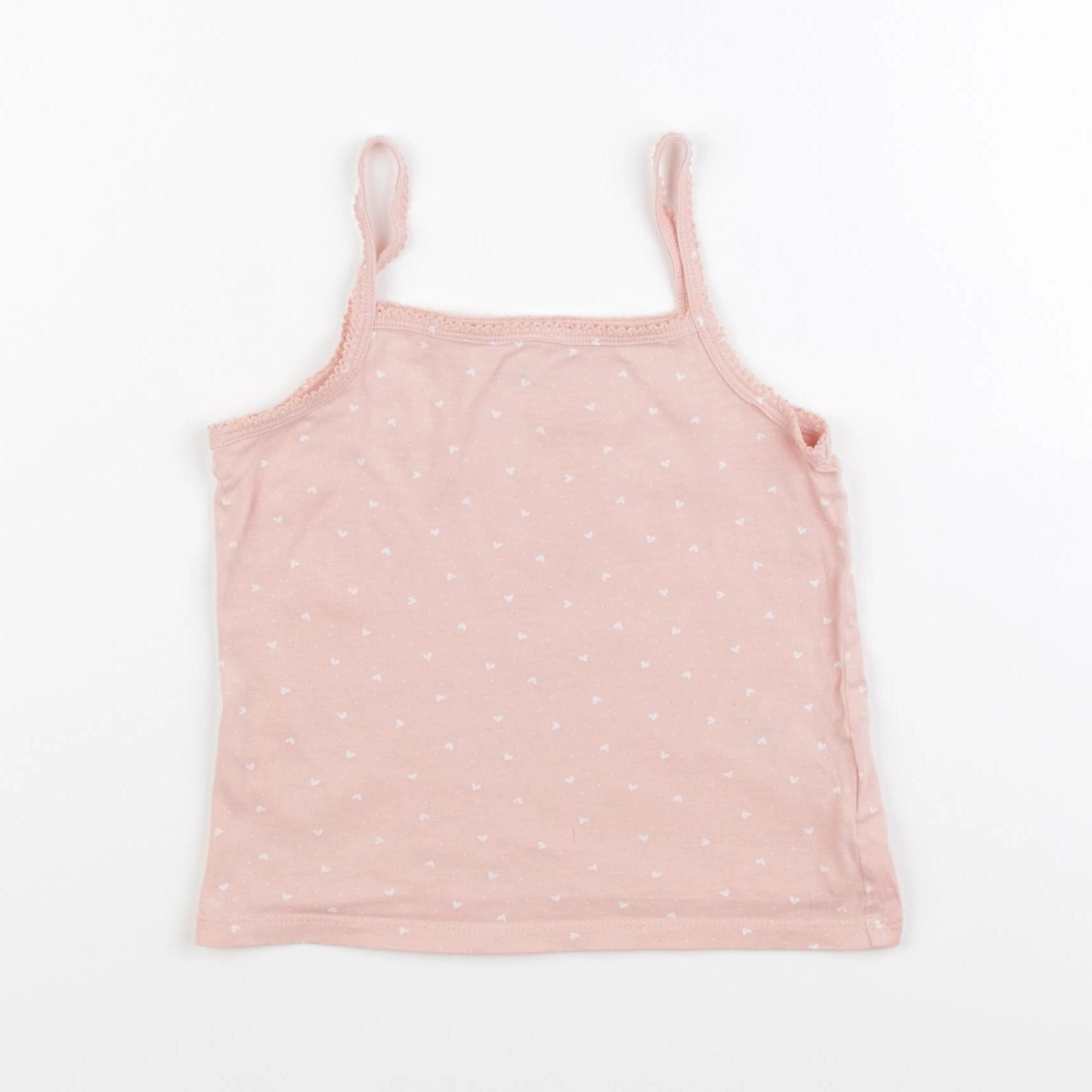 Vertbaudet - maillot de corps rose - 4 ans