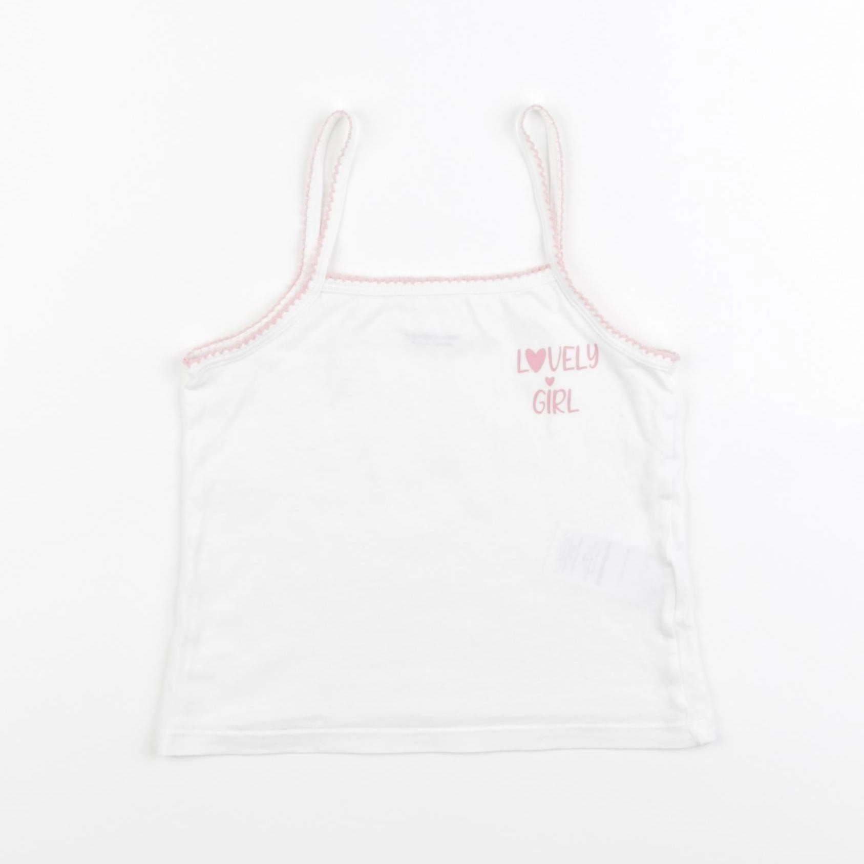 Vertbaudet - maillot de corps blanc - 4 ans