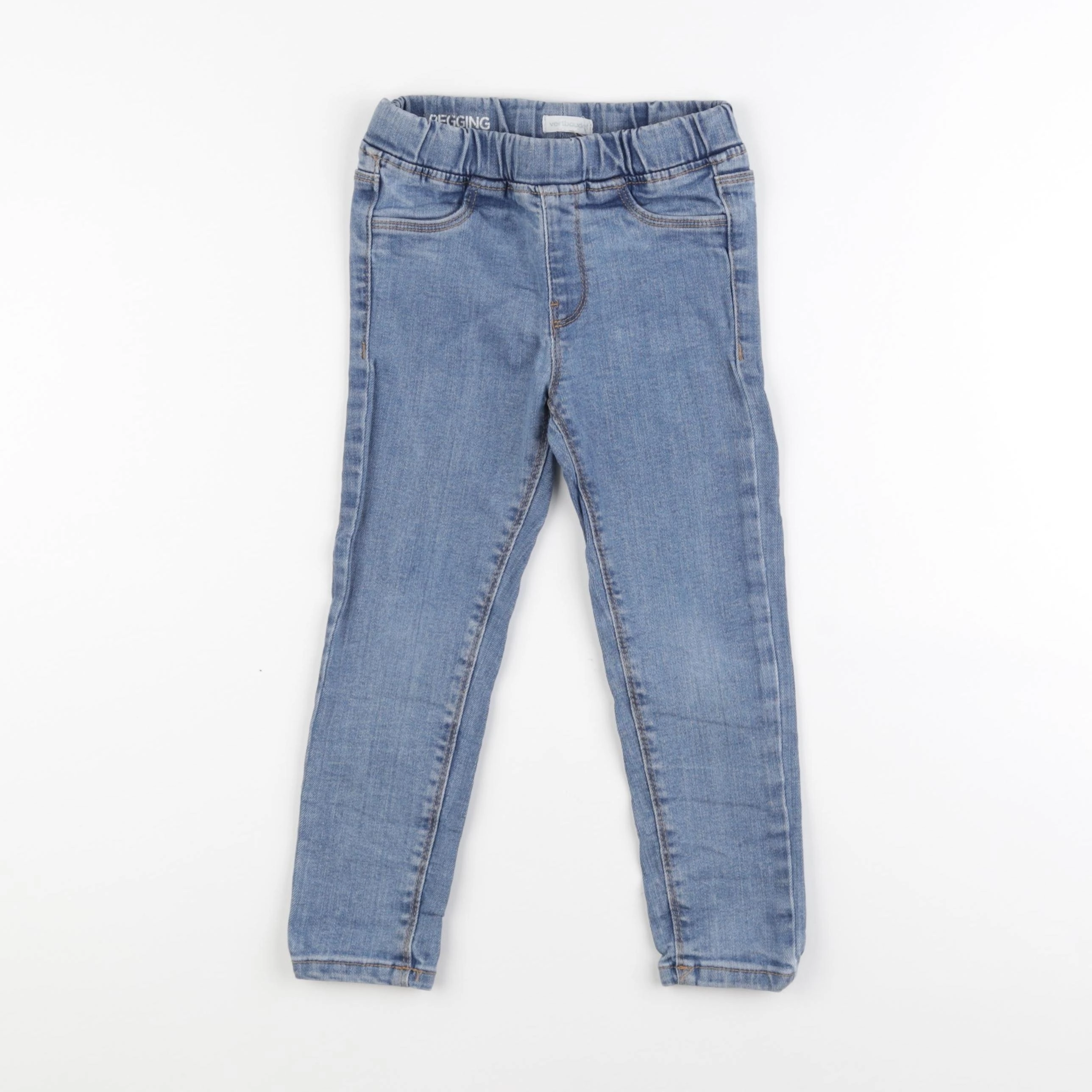 Vertbaudet - jegging bleu - 4 ans