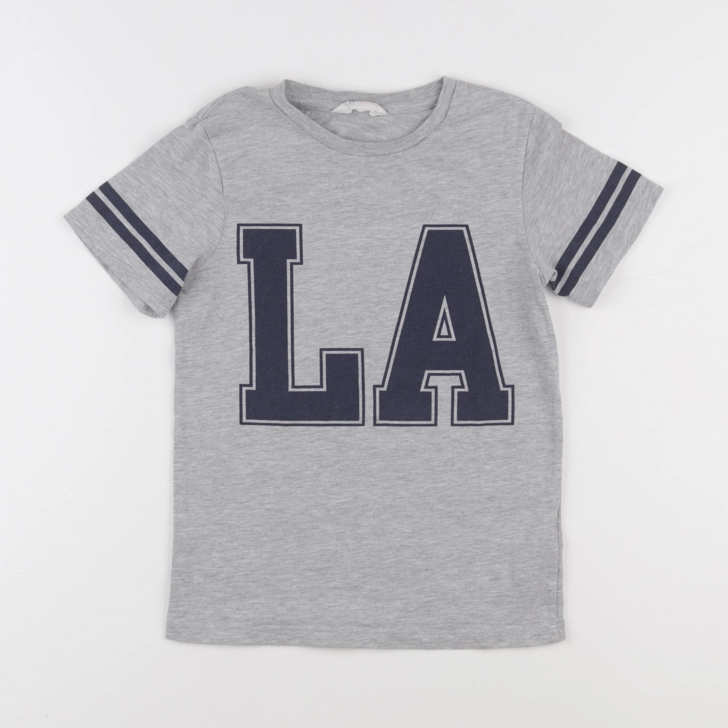 H&M - tee-shirt gris - 6/8 ans