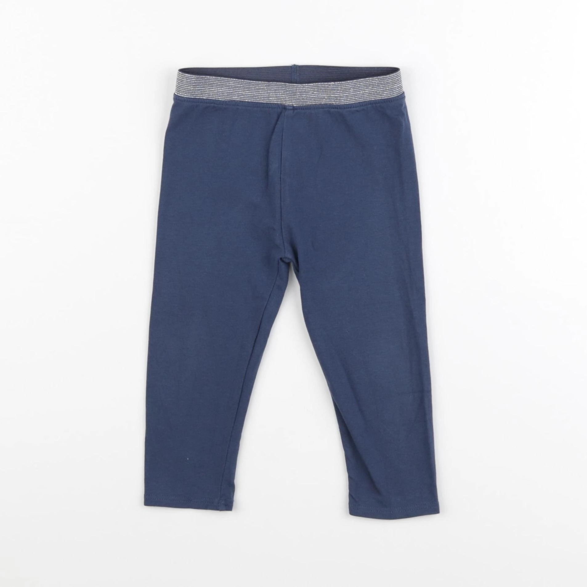 Vertbaudet - legging bleu - 18 mois