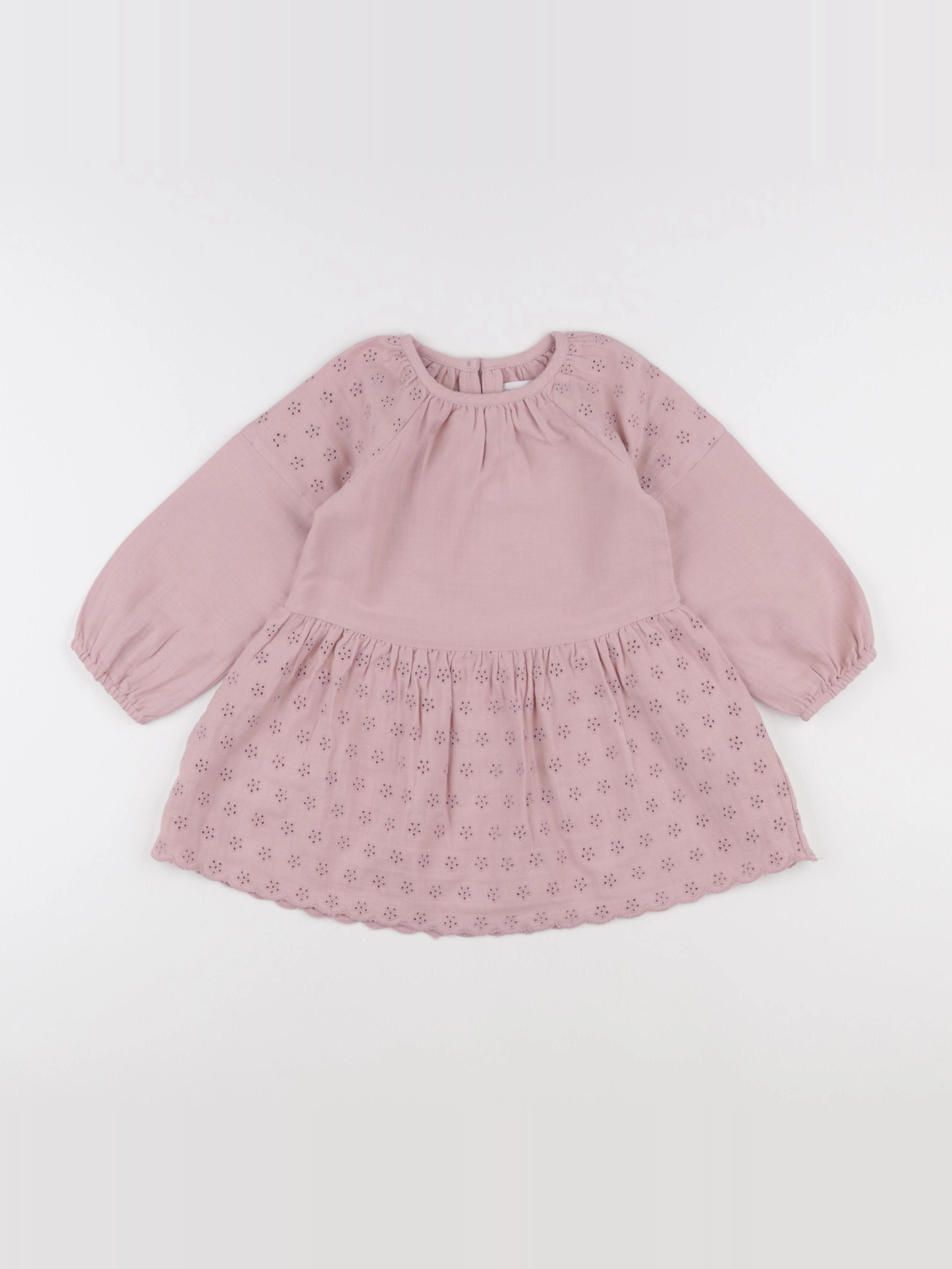 Zara - robe rose - 18/24 mois