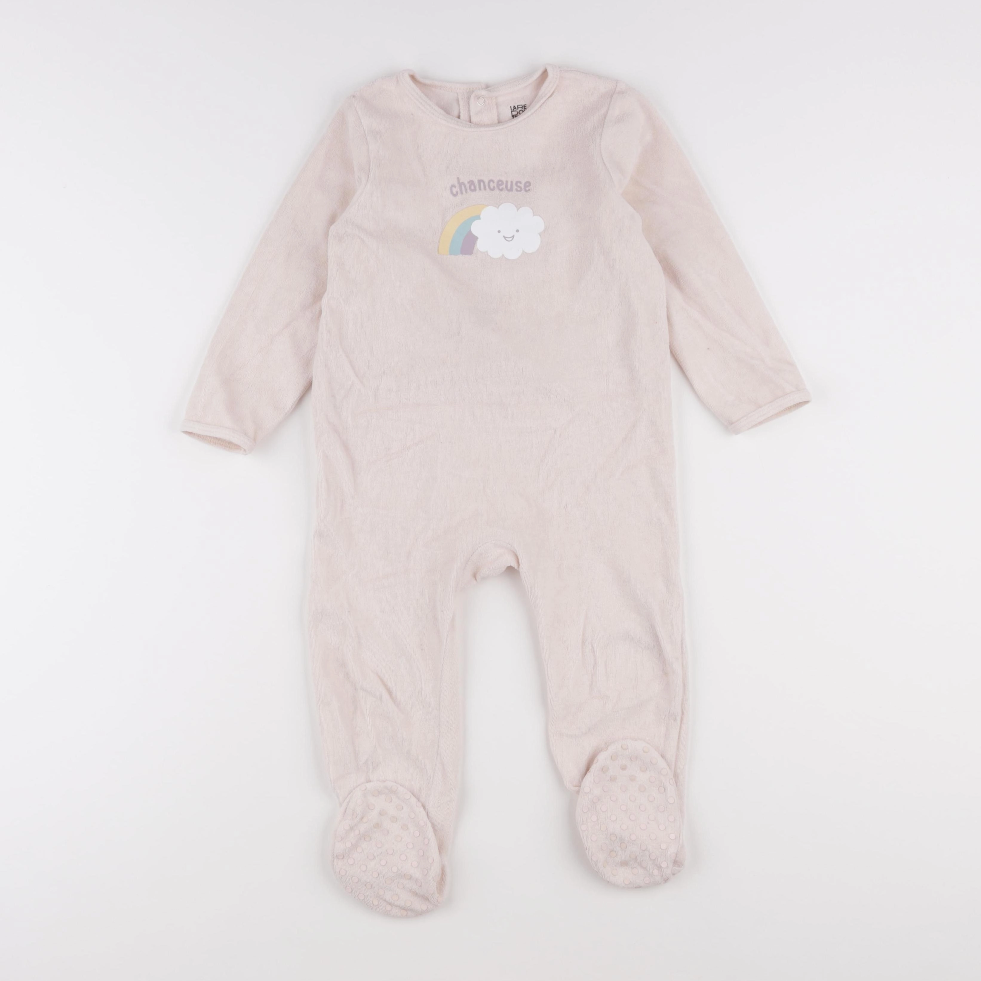 La Redoute - pyjama velours rose - 3 ans