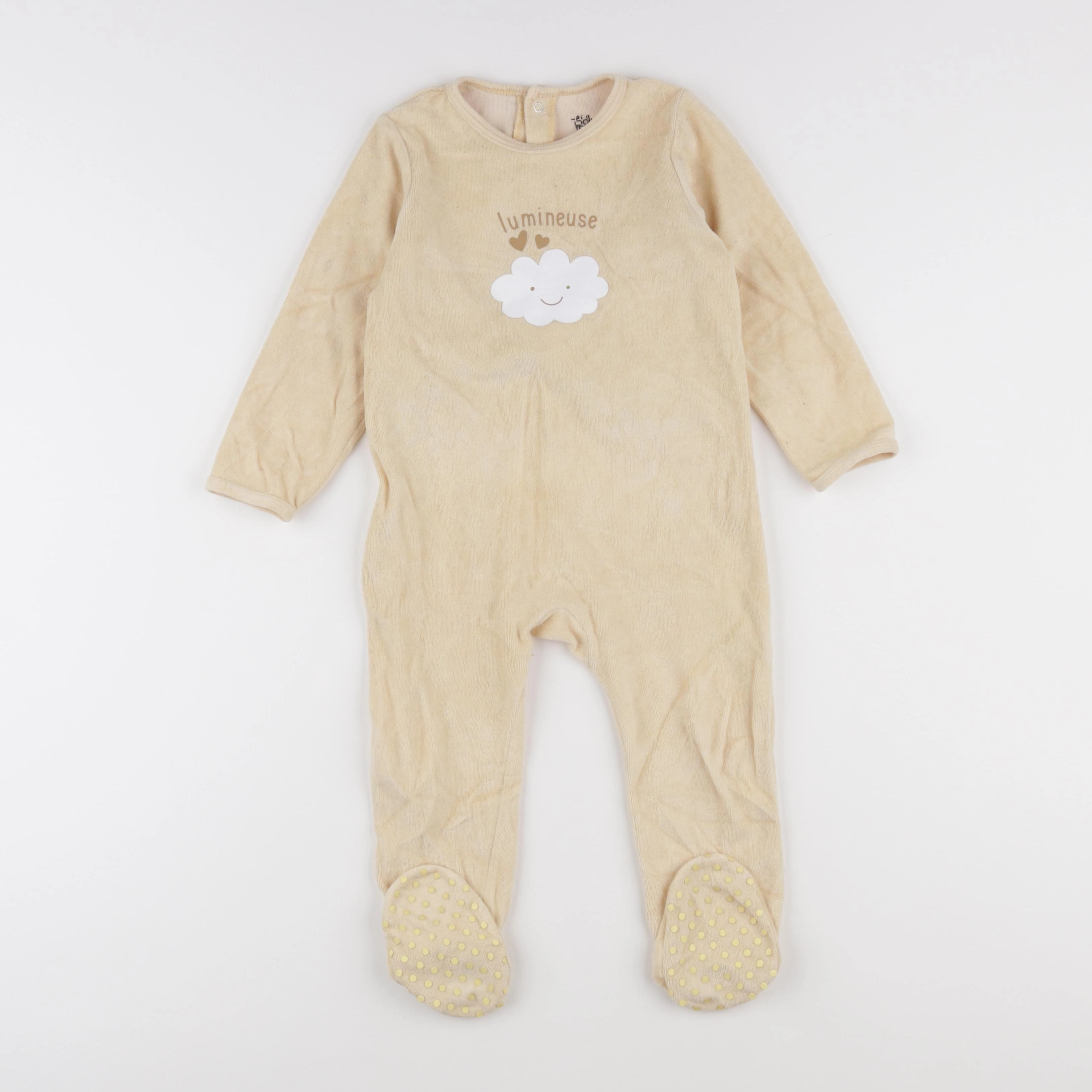 La Redoute - pyjama velours jaune - 3 ans