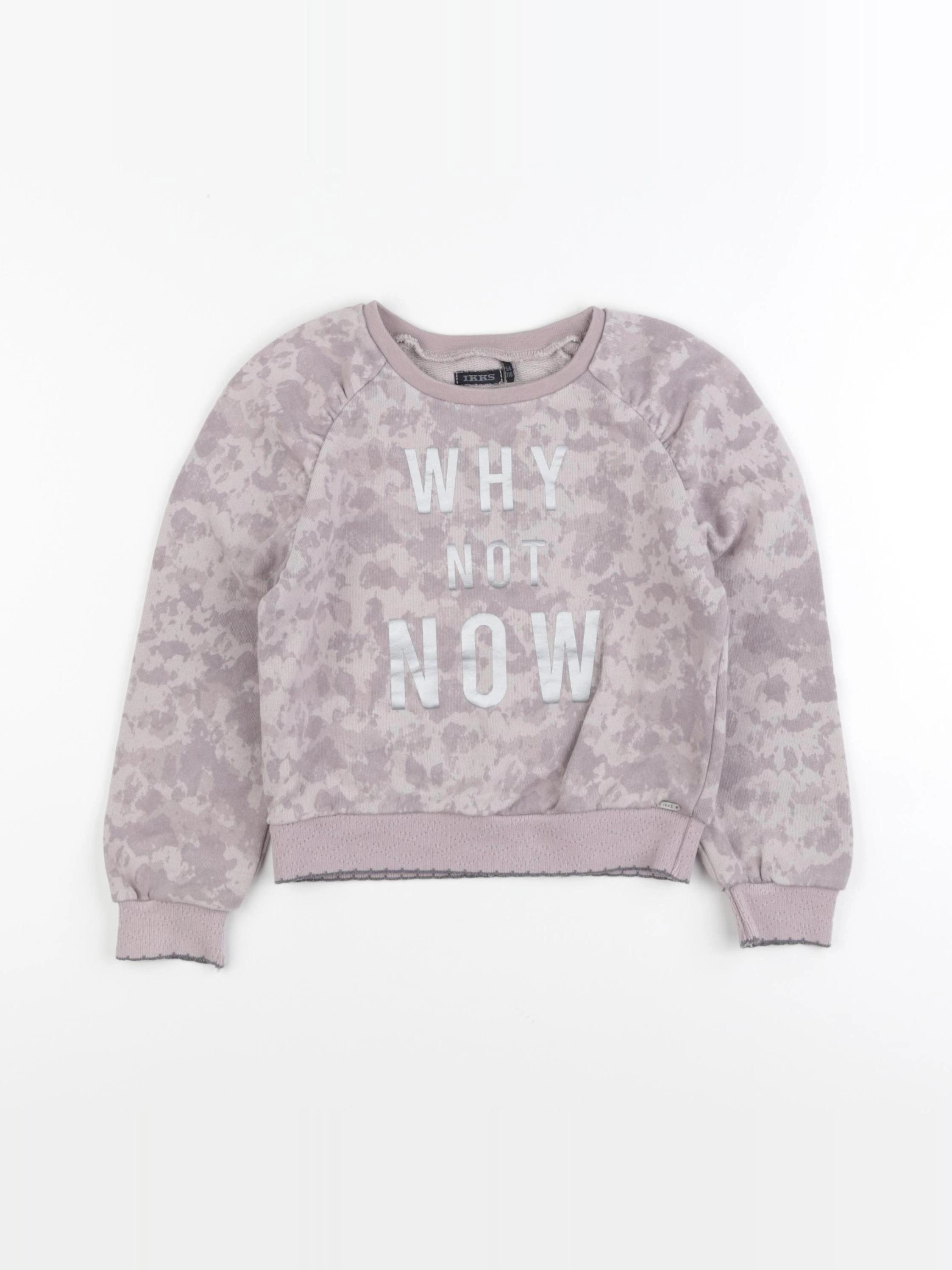 IKKS - sweat violet - 5 ans