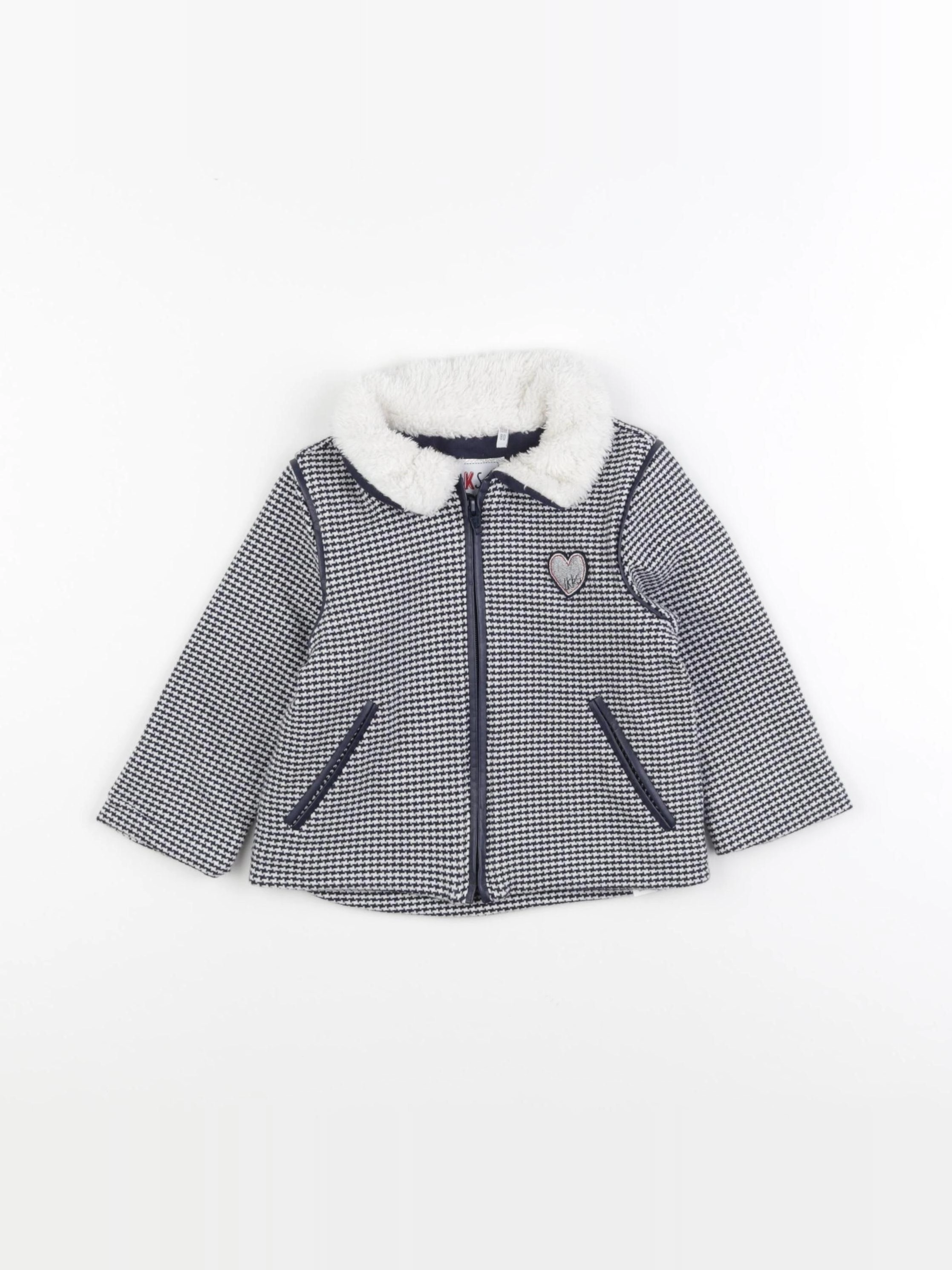 IKKS - veste bleu - 18 mois