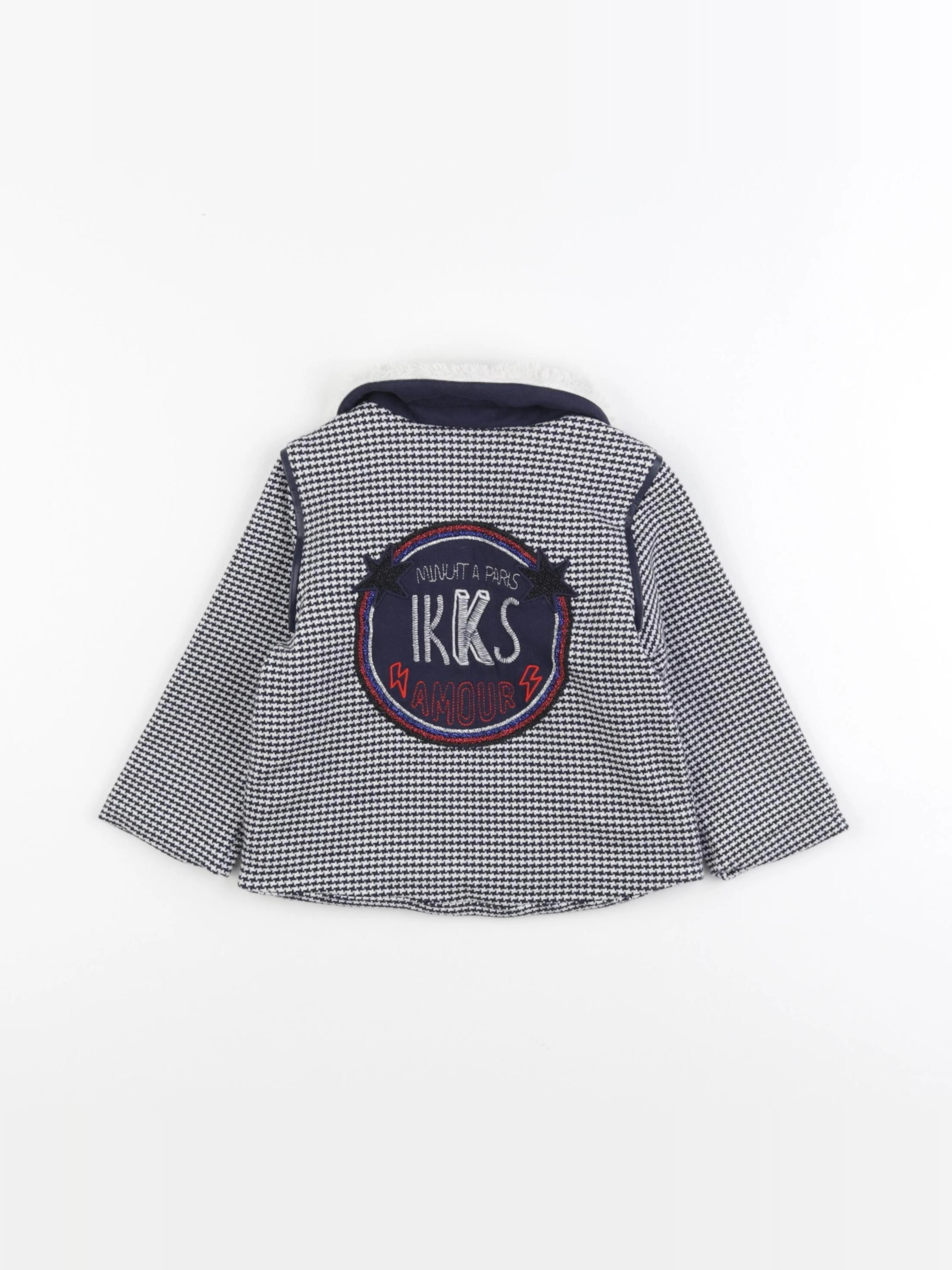IKKS - veste bleu - 18 mois