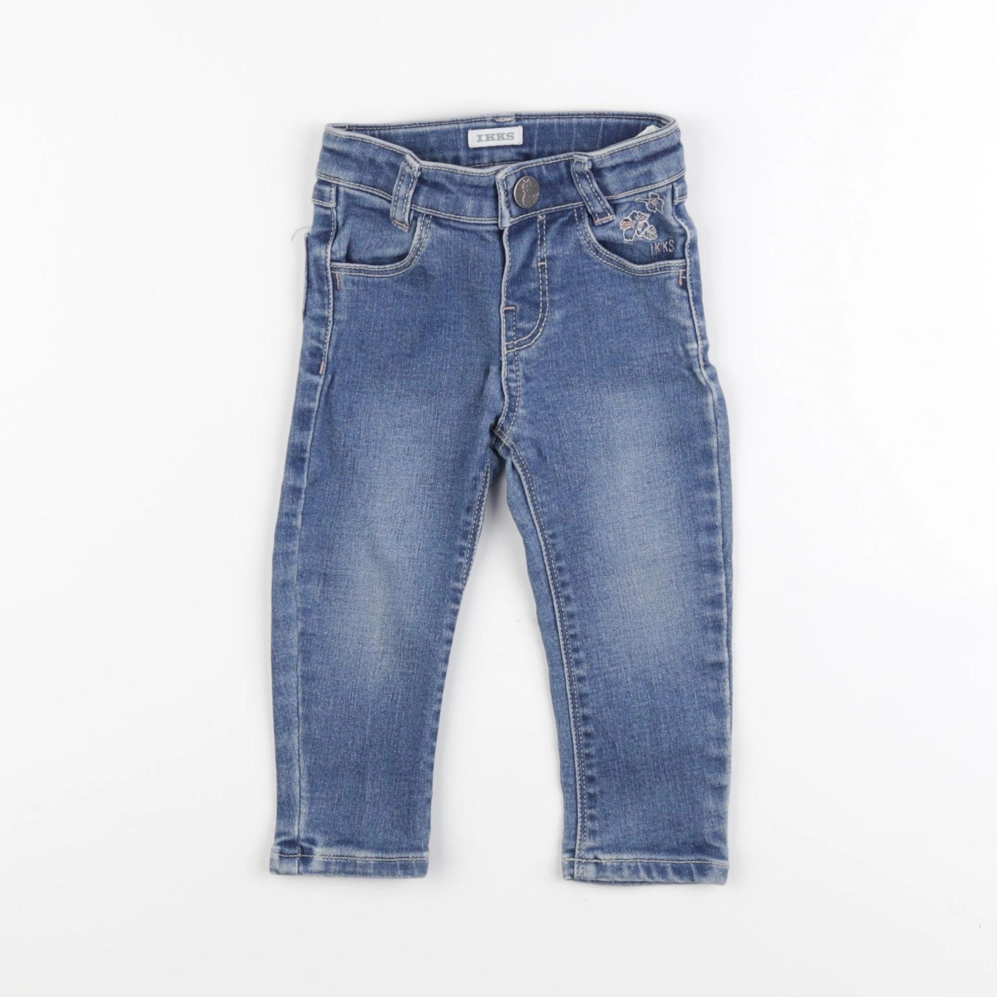 IKKS - jean bleu - 12 mois