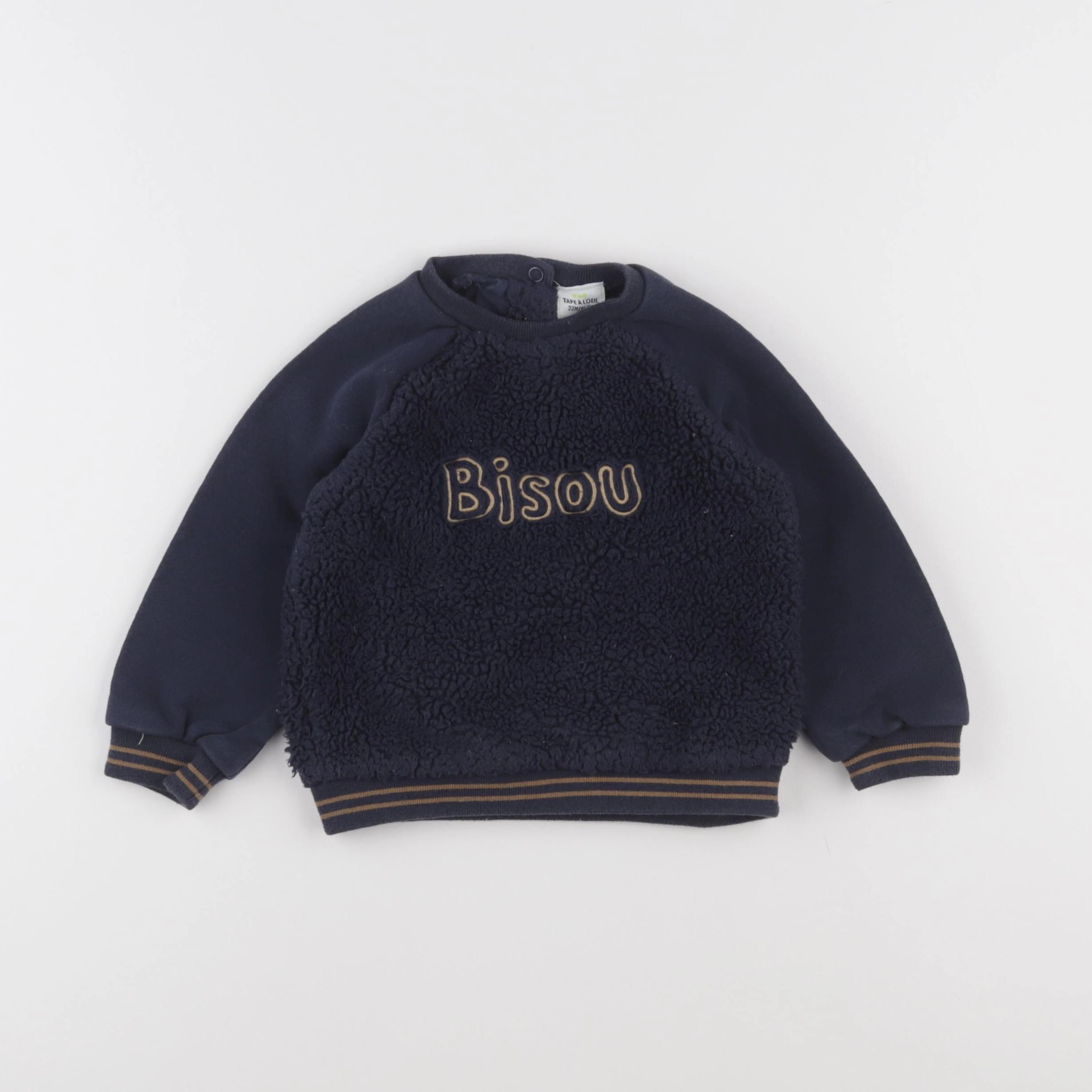 Tape à l'oeil - sweat bleu - 24 mois